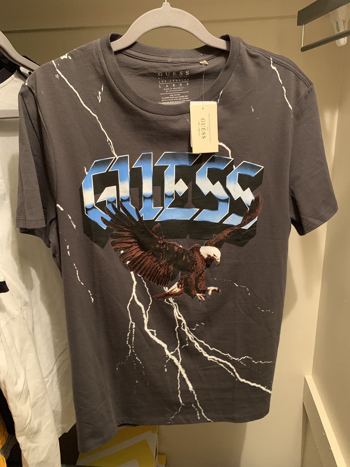 Guess Lightning Eagle t shirt asap rocky Grailed