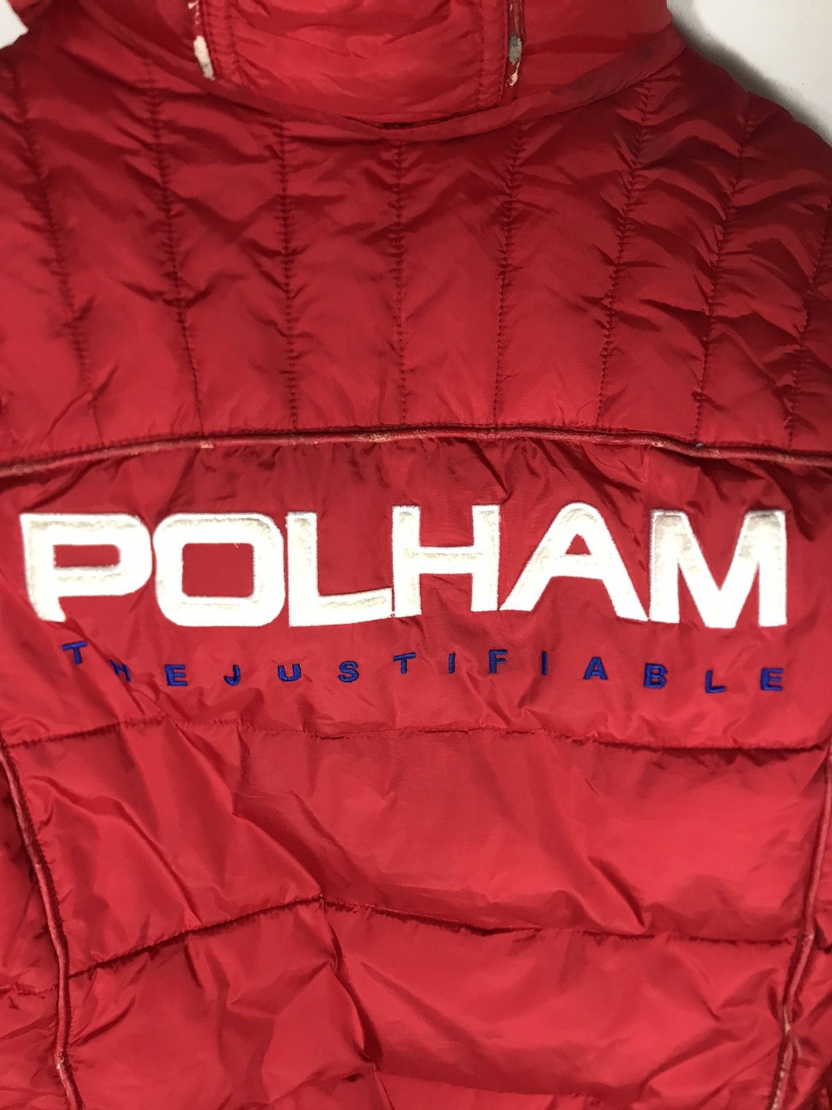 Red Jacket Polham detachable hoodie puffer jacket spell out embroidered Size US M / EU 48-50 / 2 - 5 Thumbnail
