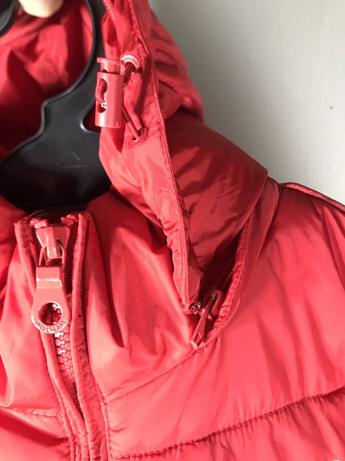 Red Jacket Polham detachable hoodie puffer jacket spell out embroidered Size US M / EU 48-50 / 2 - 6 Thumbnail