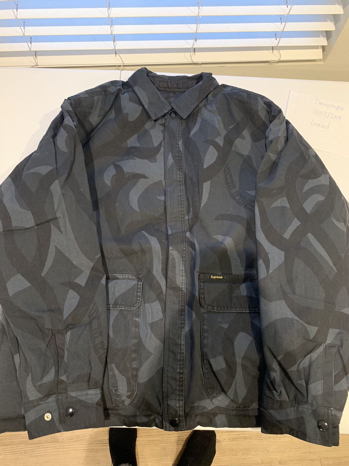 Supreme Supreme reversible puffy jacket black | Grailed