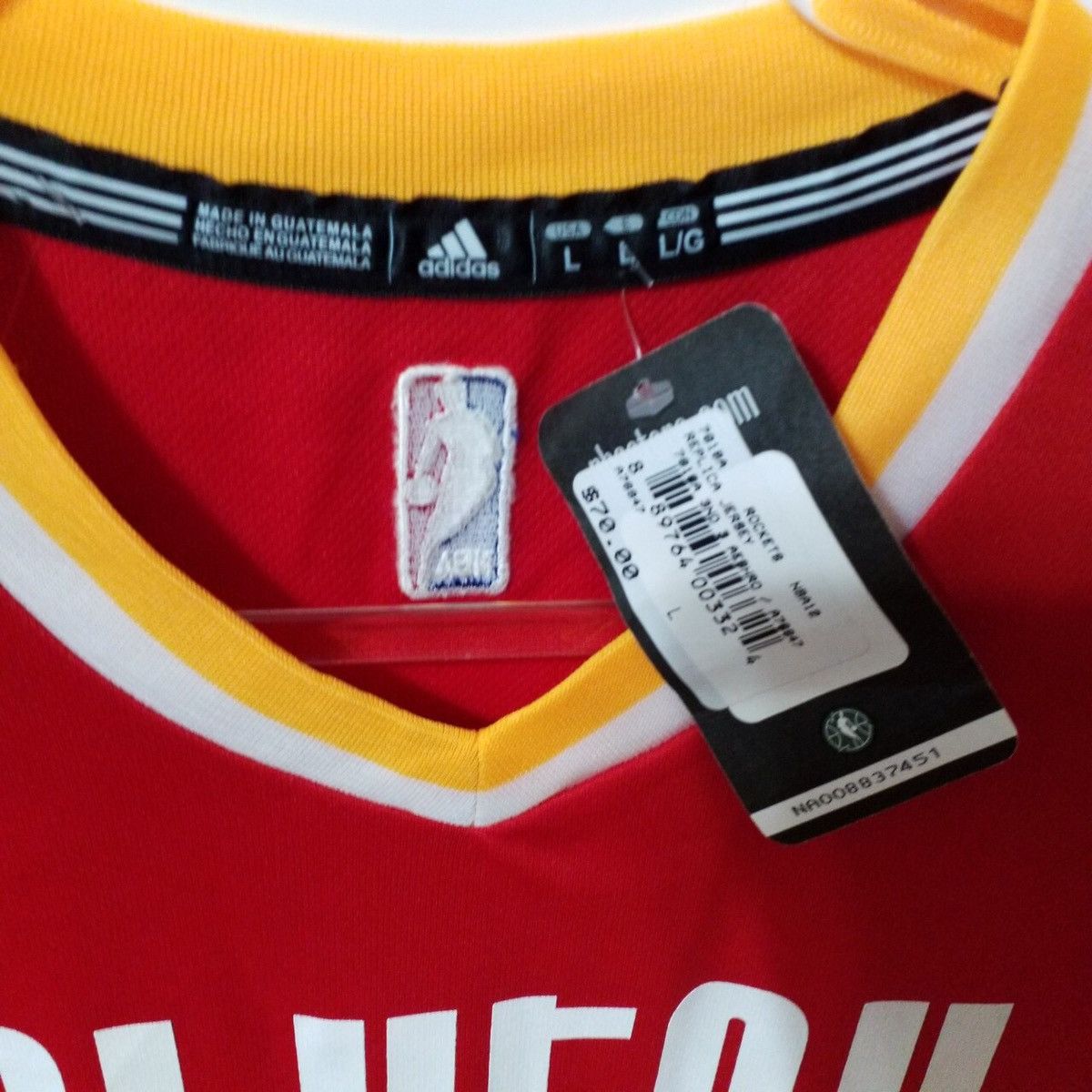 Adidas Houston Rockets basketball jersey Size US L / EU 52-54 / 3 - 4 Preview