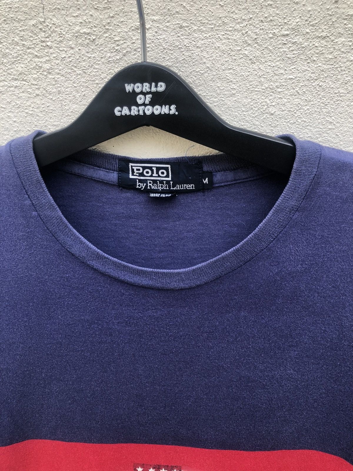 Polo Ralph Lauren Vtg Polo Ralph Lauren USA Flag t shirt Size US M / EU 48-50 / 2 - 5 Thumbnail