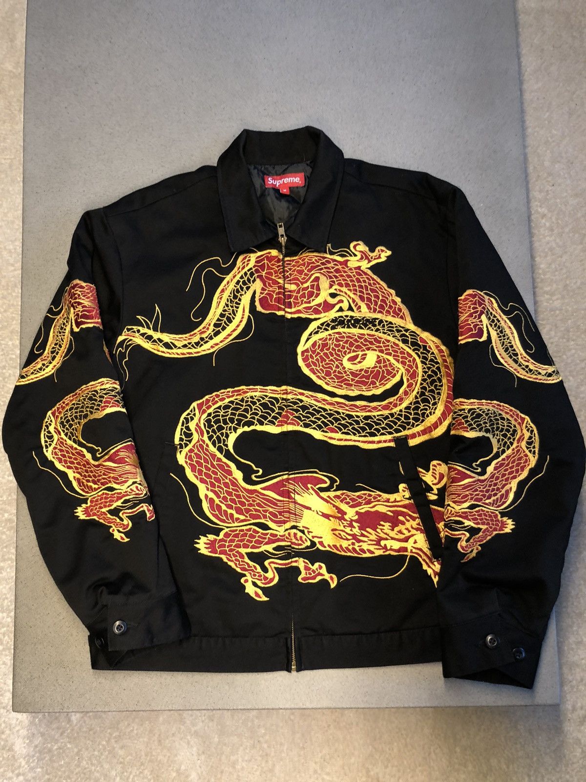 Supreme Dragon Work Jacket Grailed