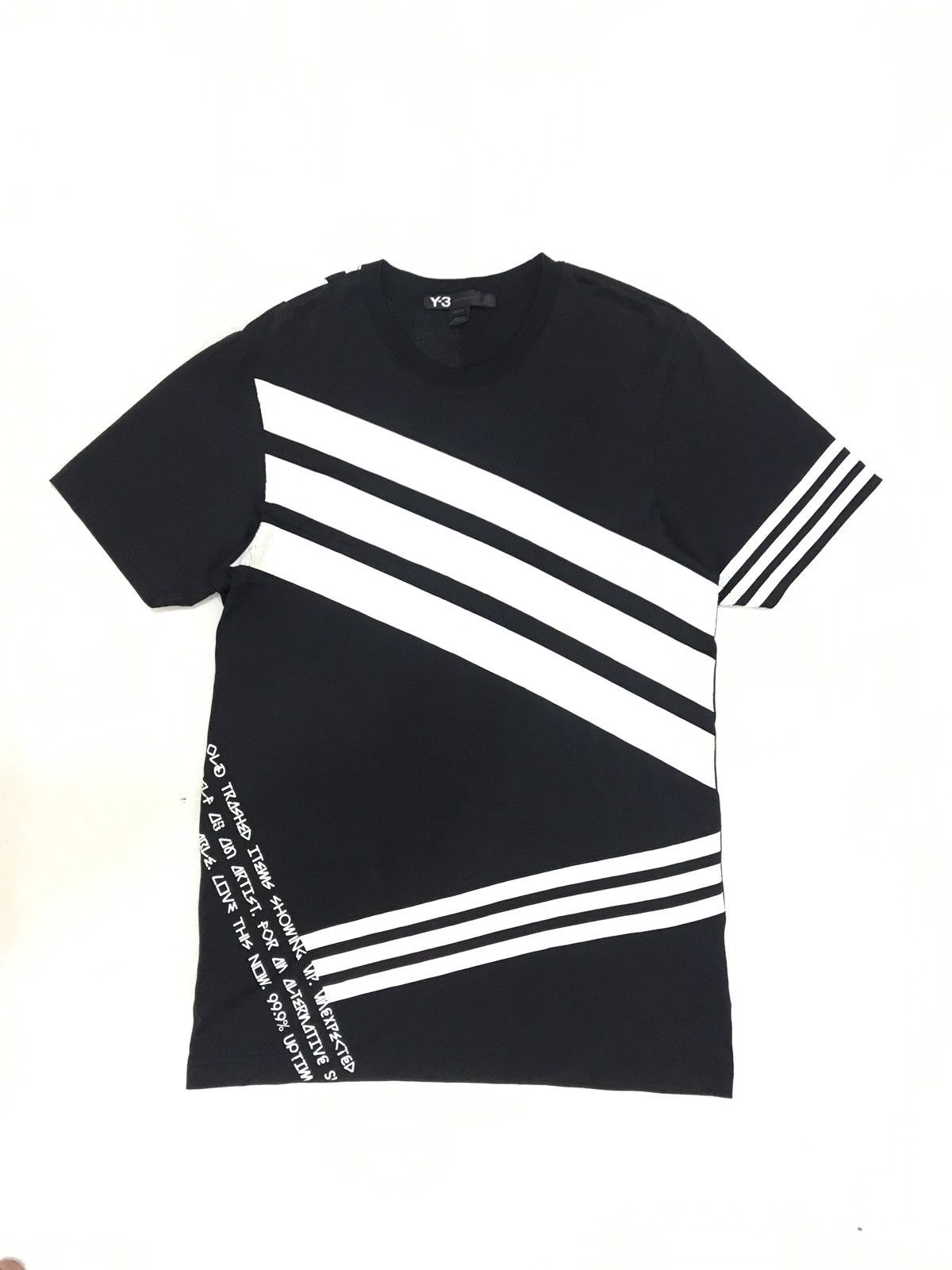 Adidas Y-3 YOHJI YAMAMOTO STIPED T-SHIRT XS Size US XS / EU 42 / 0 - 1 Thumbnail