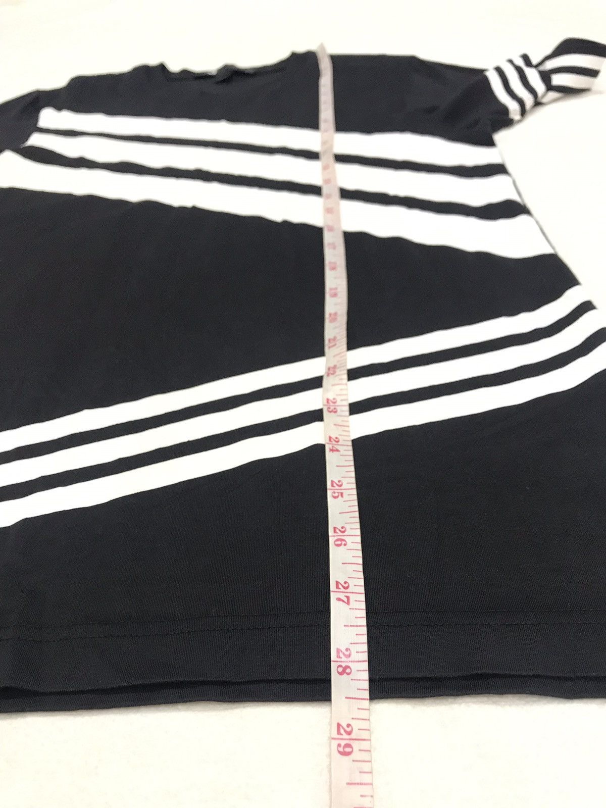 Adidas Y-3 YOHJI YAMAMOTO STIPED T-SHIRT XS Size US XS / EU 42 / 0 - 4 Thumbnail