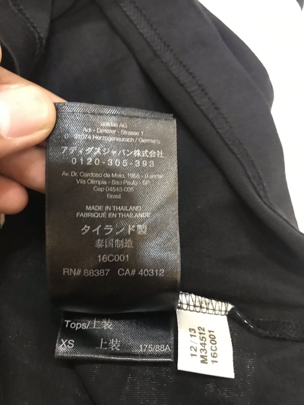 Adidas Y-3 YOHJI YAMAMOTO STIPED T-SHIRT XS Size US XS / EU 42 / 0 - 9 Thumbnail
