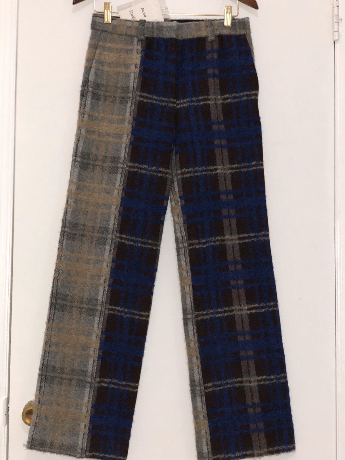 Acne Studios Maya Check Mix Plaid Pants AW16 Size US 28 / EU 44 - 4 Thumbnail