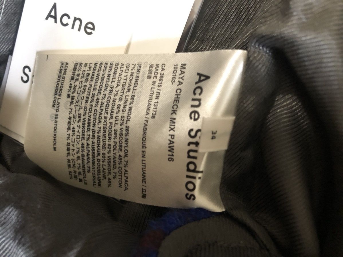 Acne Studios Maya Check Mix Plaid Pants AW16 Size US 28 / EU 44 - 8 Thumbnail