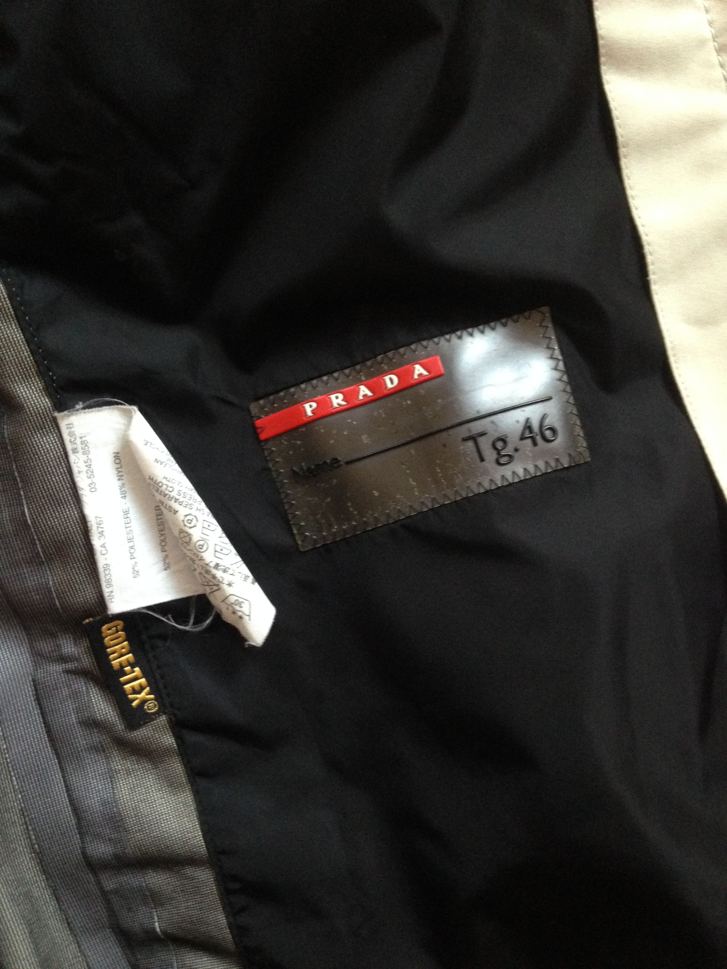 Prada Gore-Tex Jacket Tg.46 | Grailed