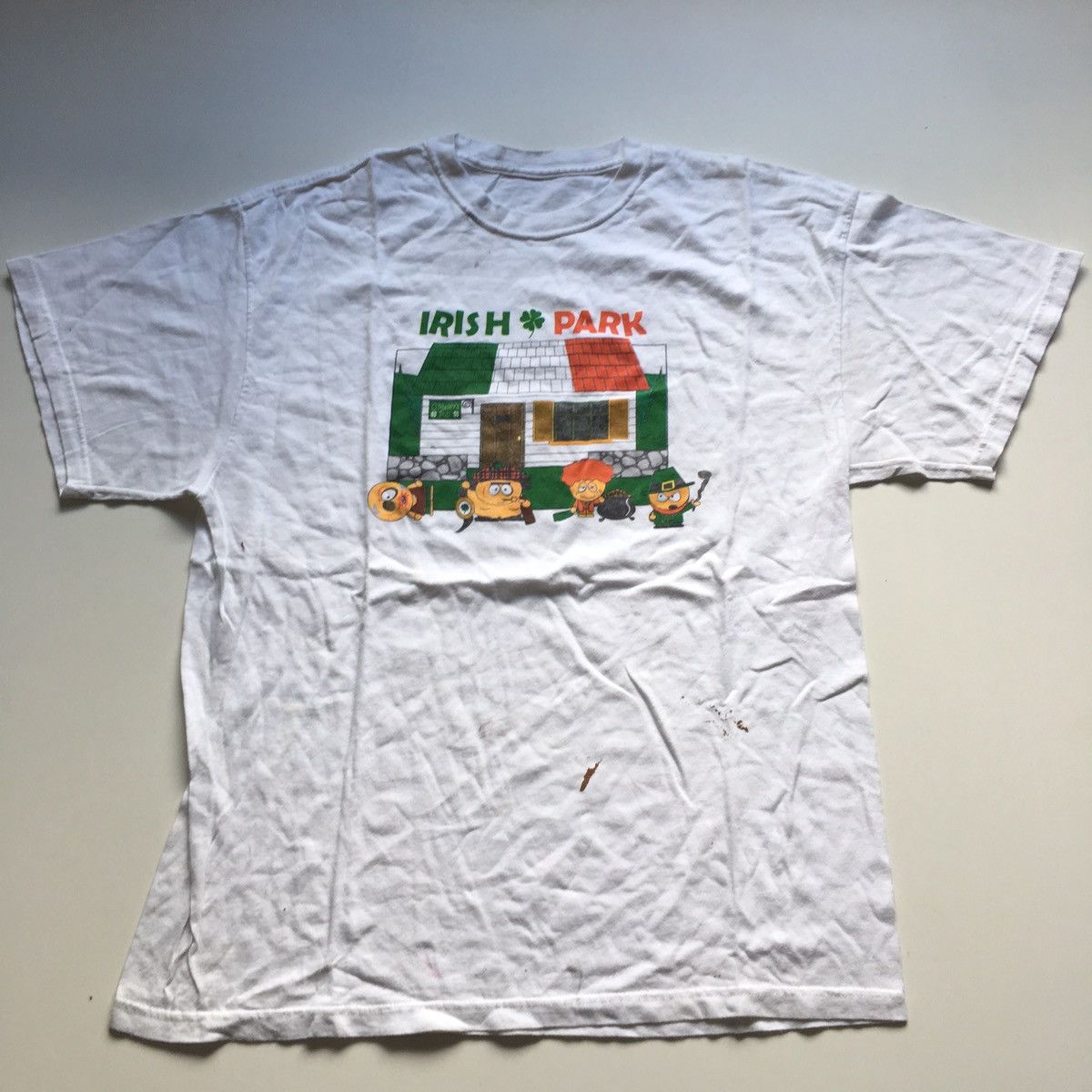 Vintage Vintage bootleg south park t shirt Rasta park | Grailed