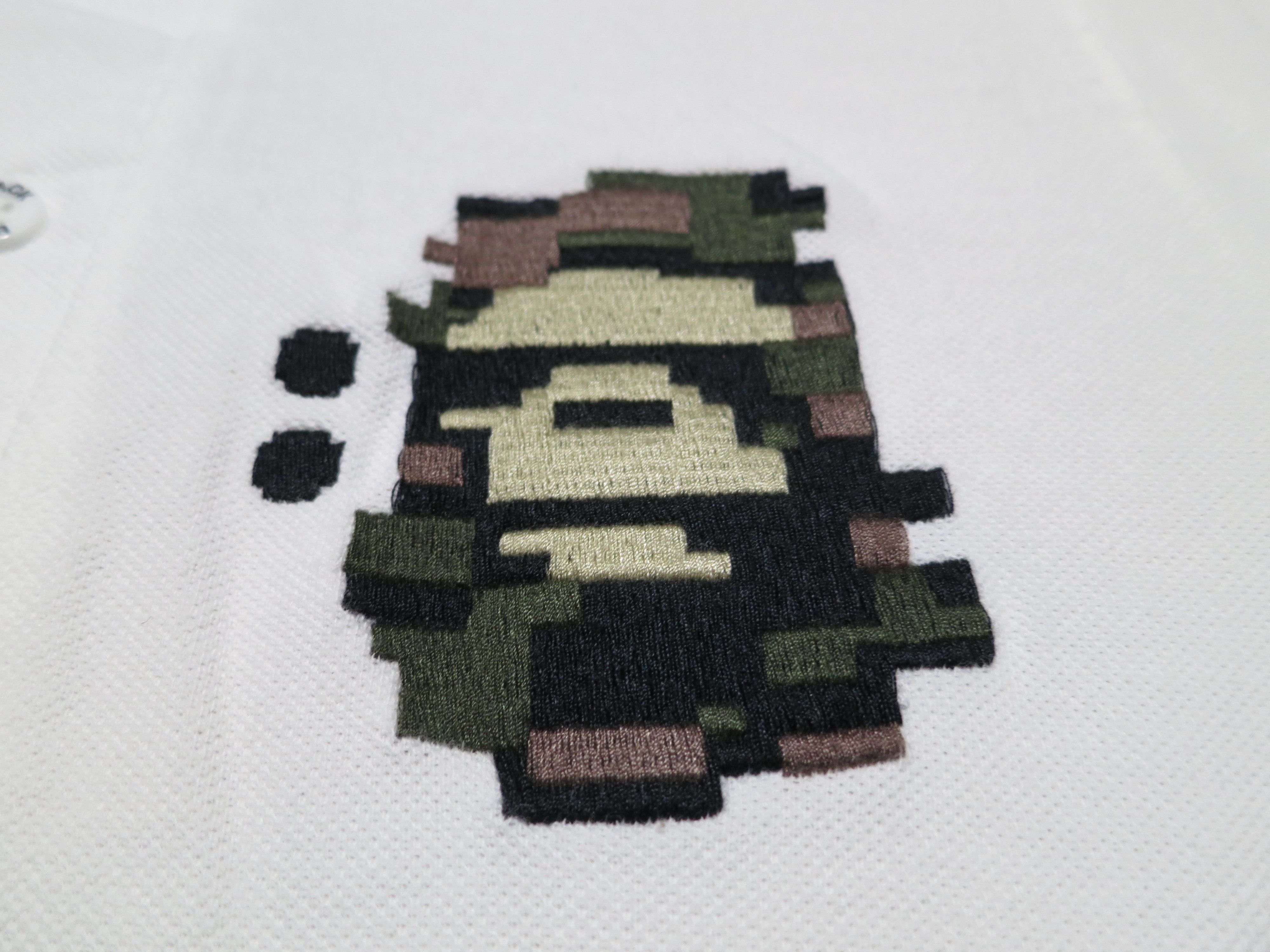 Aape Aape x Chocoolate polo camo shirt white / green Size US S / EU 44-46 / 1 - 6 Thumbnail
