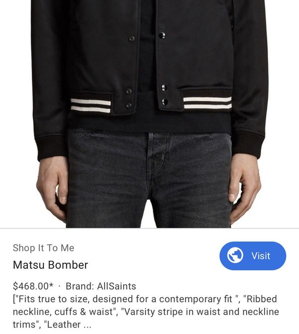 All saints hot sale matsu bomber