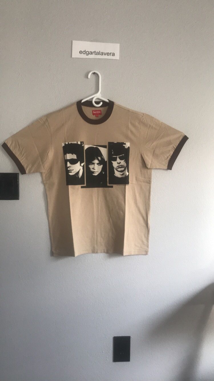 Supreme Supreme The Velvet Underground Ringer Tee Tan | Grailed