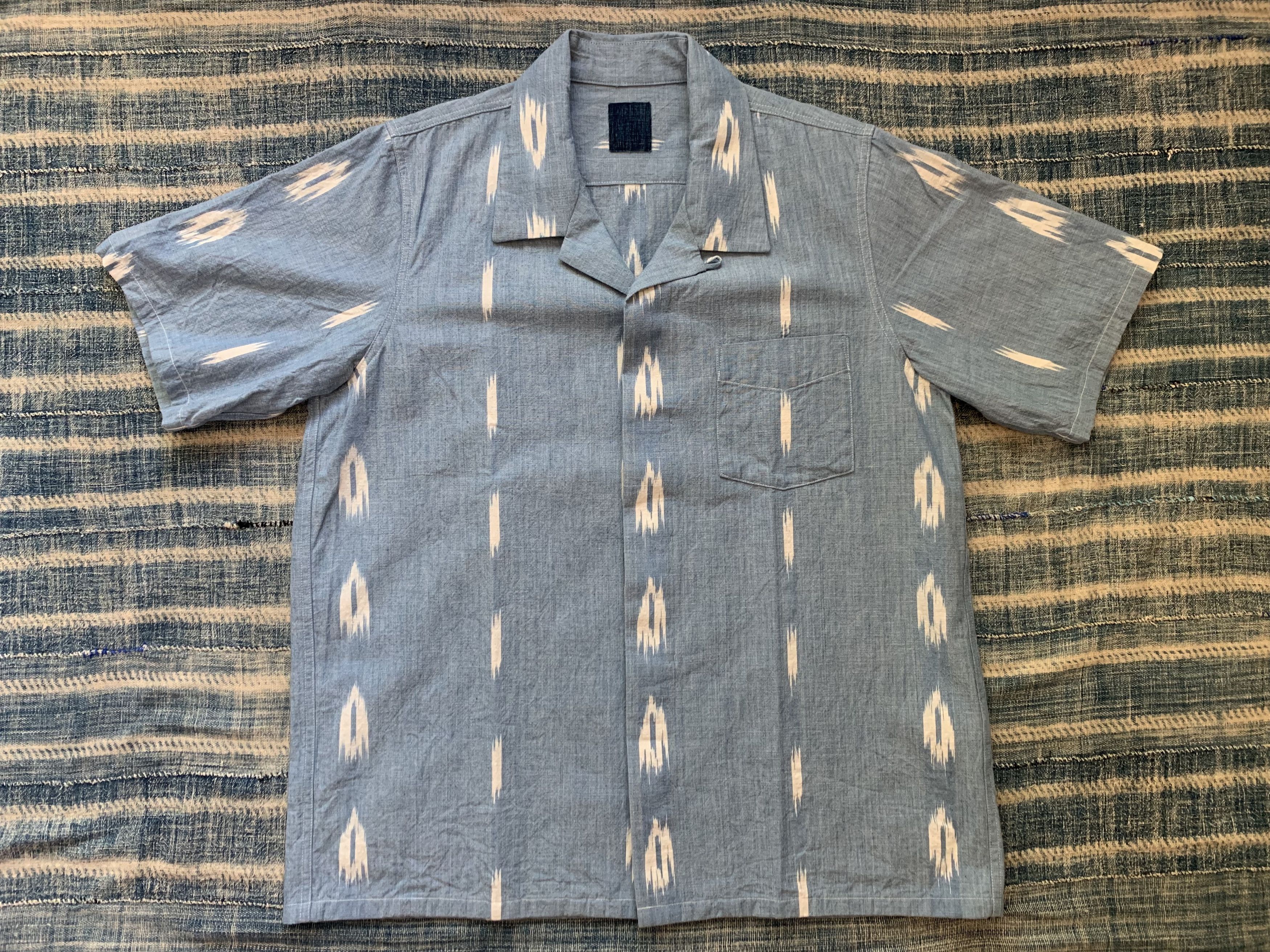 Visvim FREE EDGE SHIRT S/S N.D. - LT.INDIGO | Grailed