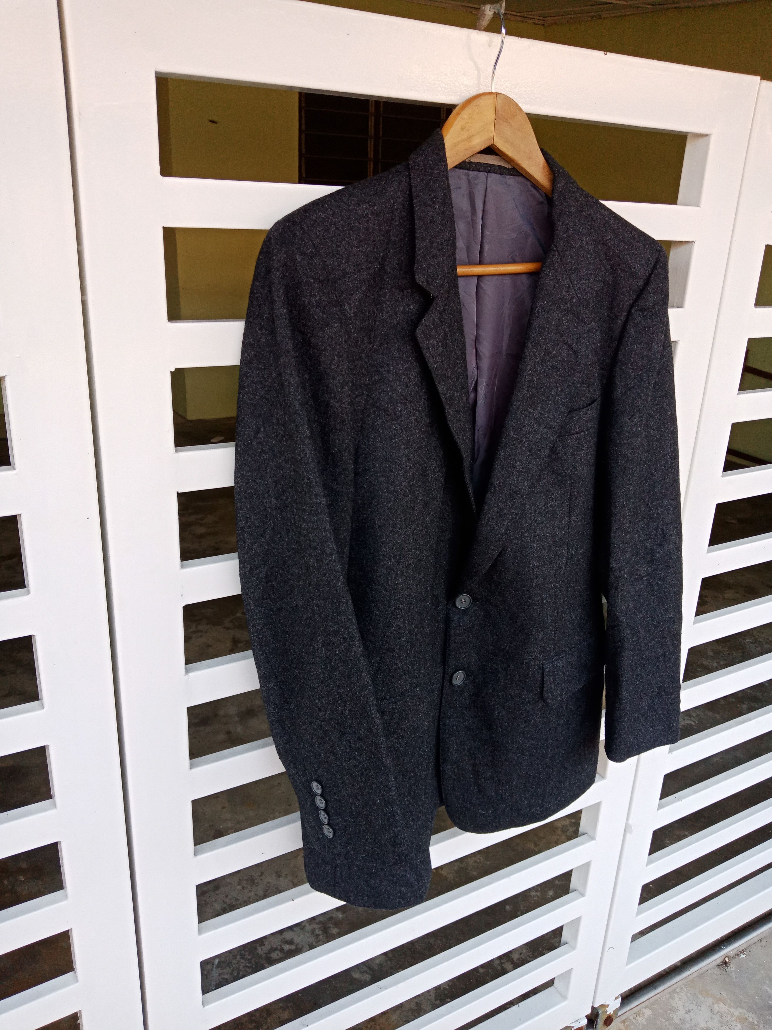 Yves Saint Laurent YSL 100% Wool Jacket Size US M / EU 48-50 / 2 - 5 Thumbnail