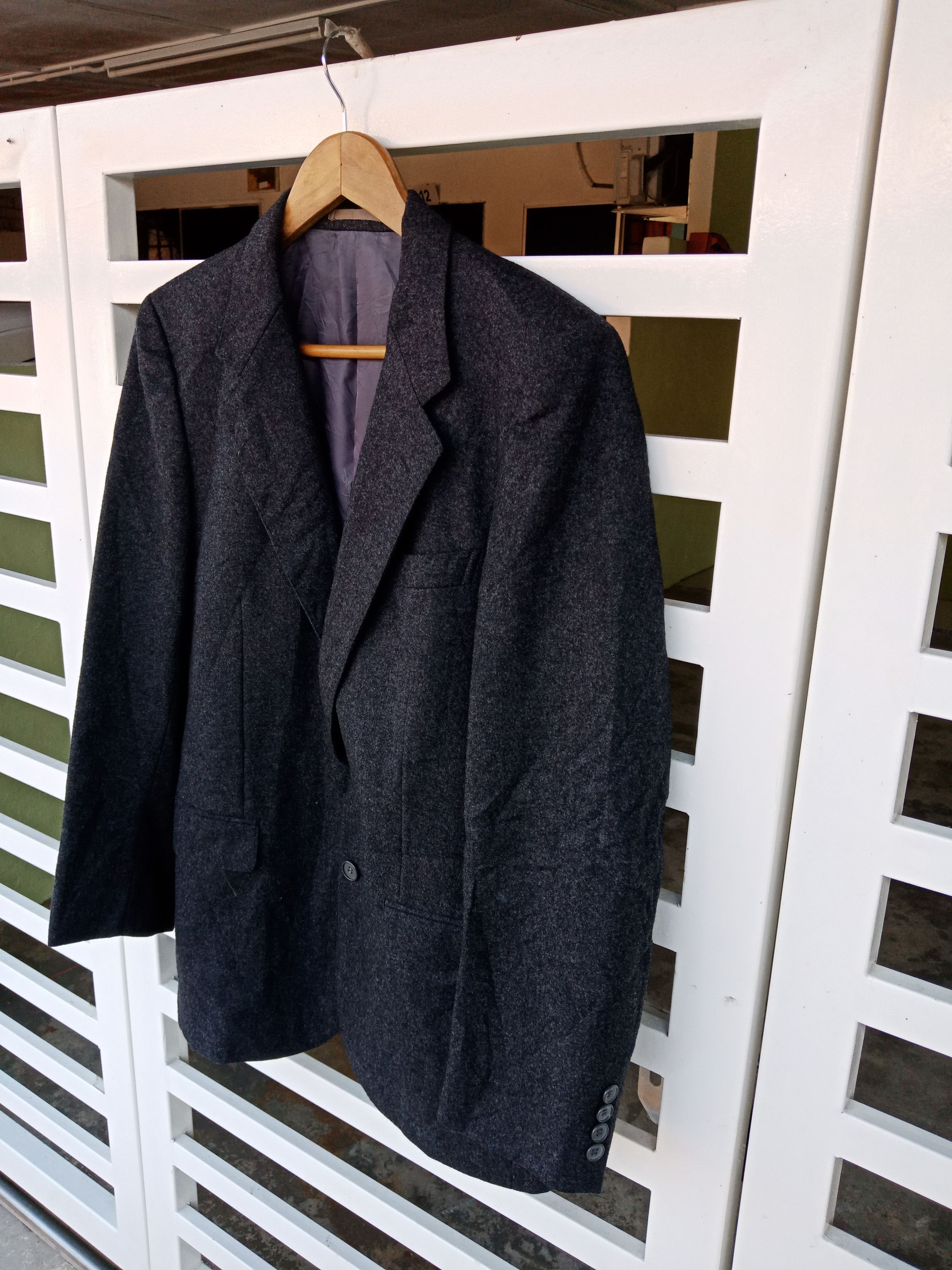Yves Saint Laurent YSL 100% Wool Jacket Size US M / EU 48-50 / 2 - 4 Thumbnail