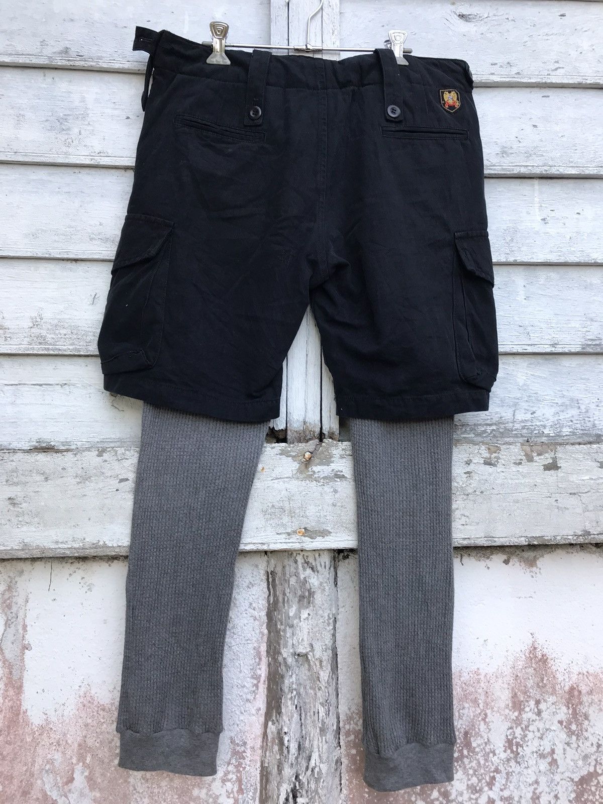 Swagger Rare Swagger Distressed Cargo Short with Tight Inner Size US 33 - 3 Thumbnail