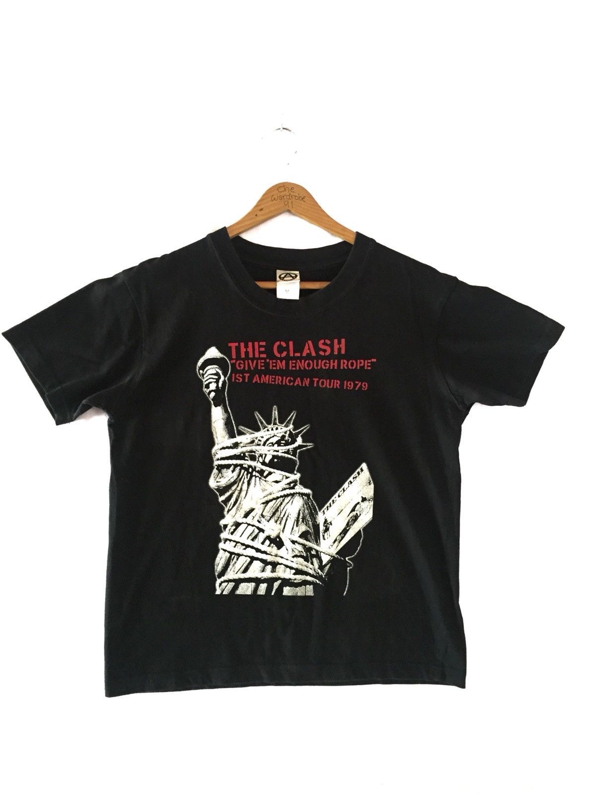 Band Tees The Clash “Give ‘Em Enough Rope” 1st American Tour 1979 Size US M / EU 48-50 / 2 - 1 Thumbnail