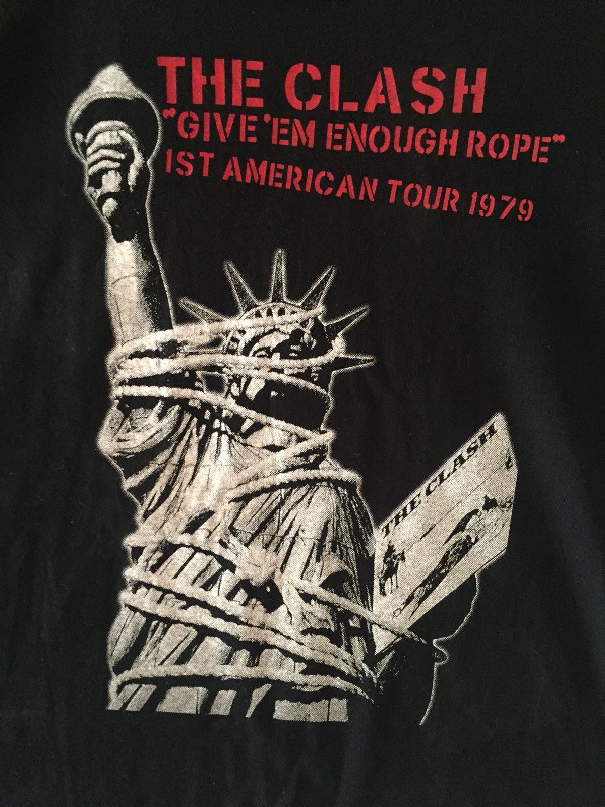 Band Tees The Clash “Give ‘Em Enough Rope” 1st American Tour 1979 Size US M / EU 48-50 / 2 - 2 Thumbnail