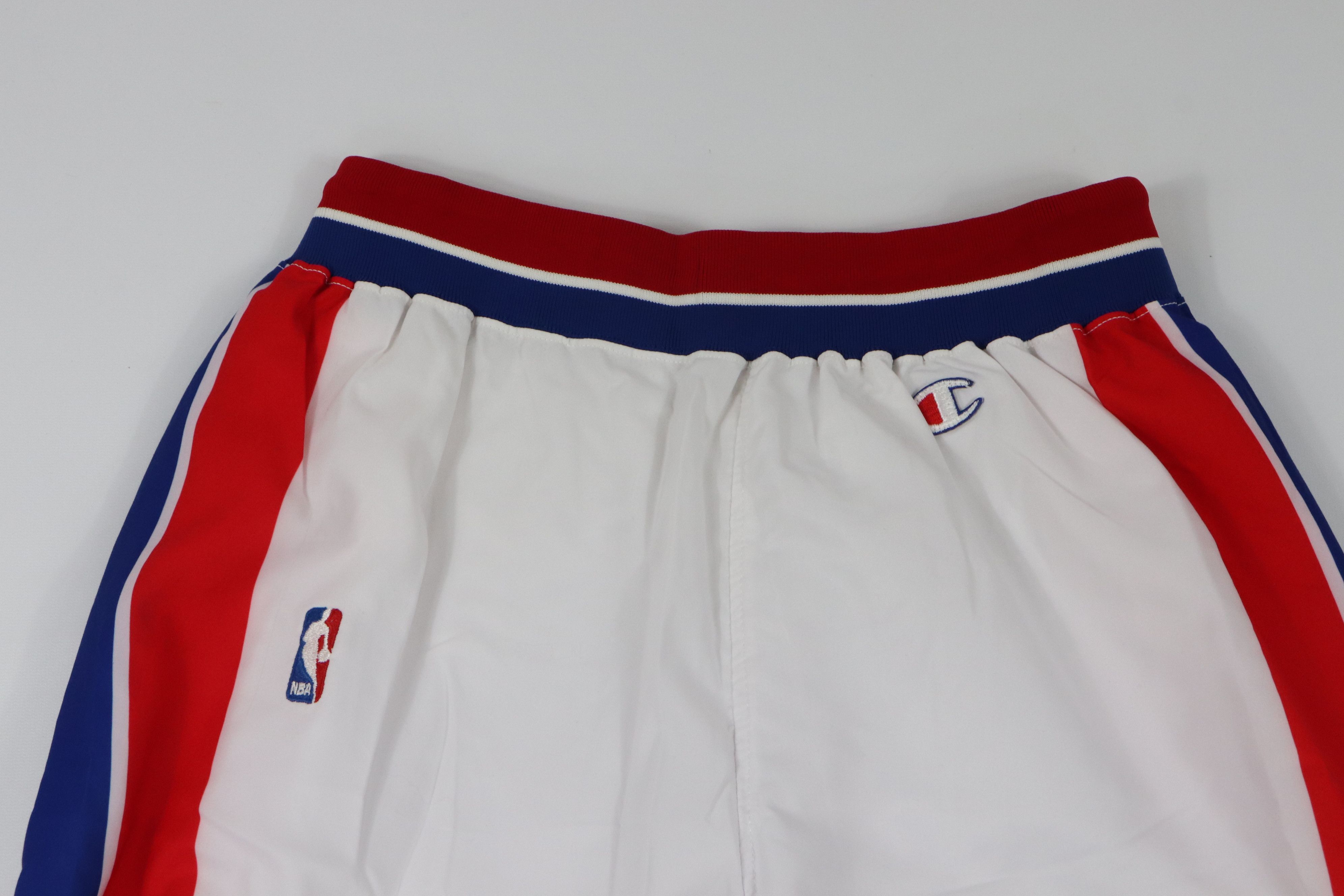 Champion 90s Champion Team Issued Detroit Pistons Pants White 94-95 Size US 38 / EU 54 - 2 Thumbnail