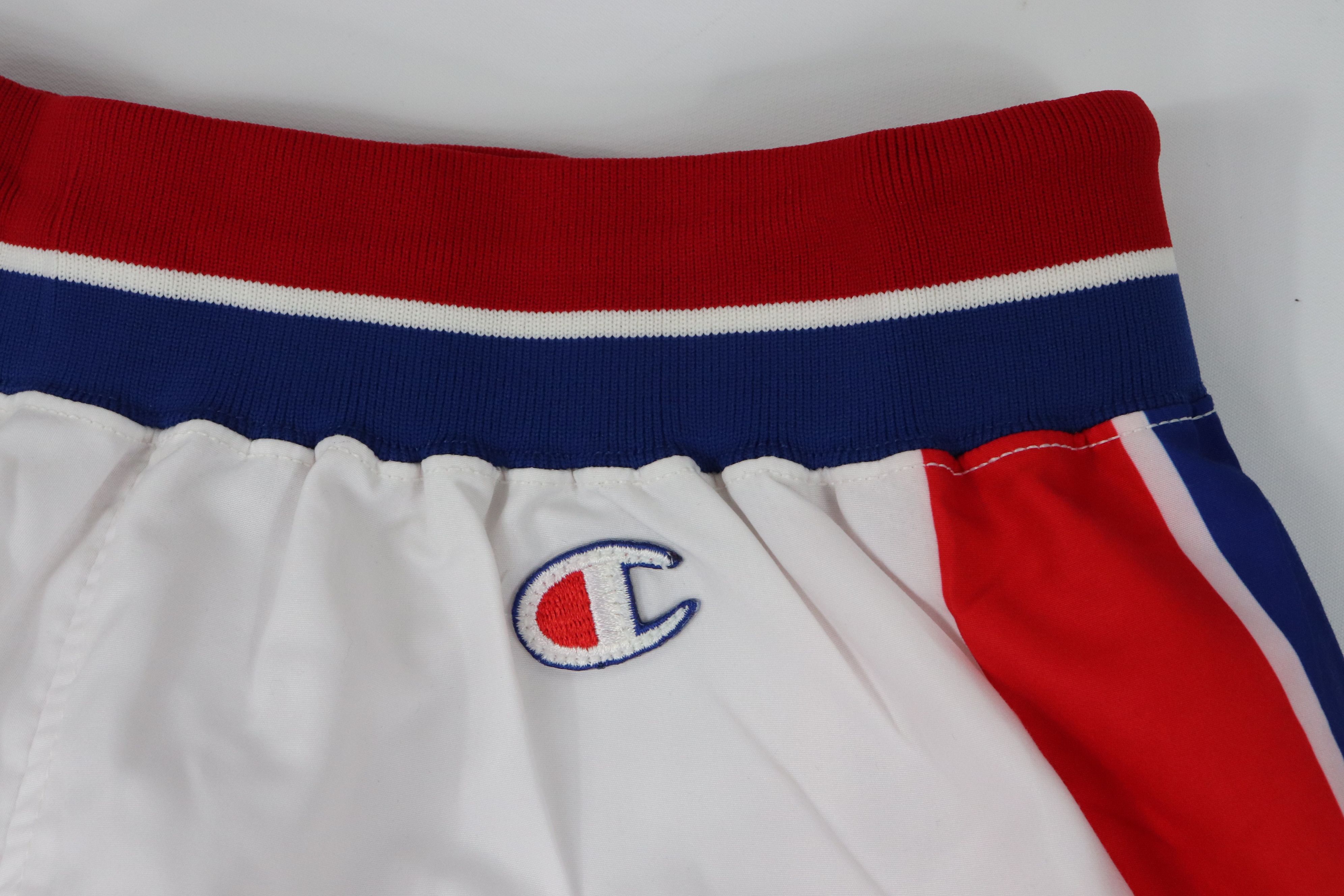 Champion 90s Champion Team Issued Detroit Pistons Pants White 94-95 Size US 38 / EU 54 - 4 Thumbnail