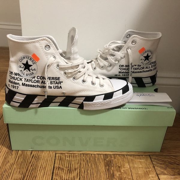 Converse x off white grailed sale