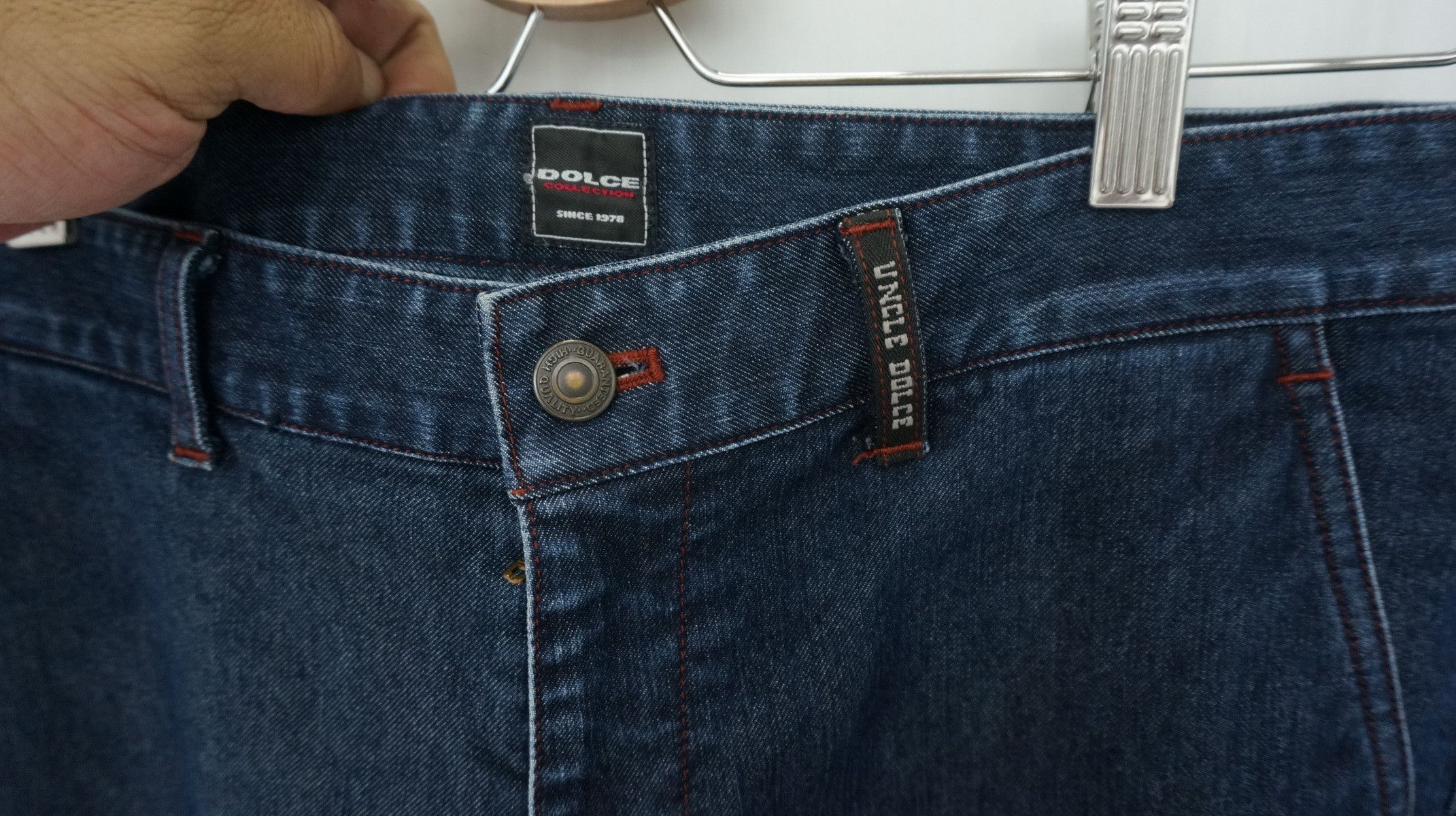 Japanese Brand DOLCE Collection Vintage 90's Denim Pants Size US 32 / EU 48 - 4 Thumbnail