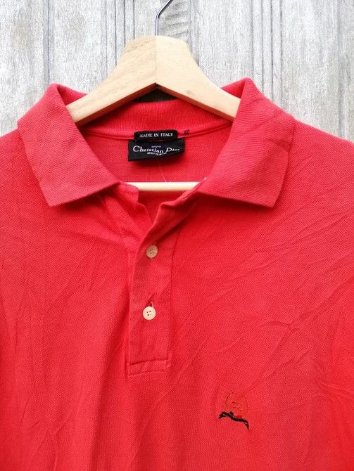 Christian Dior Monsieur VINTAGE CHRISTIAN DIOR MONSIEUR EMBROIDERY LOGO POLO SHIRT Size US M / EU 48-50 / 2 - 6 Thumbnail