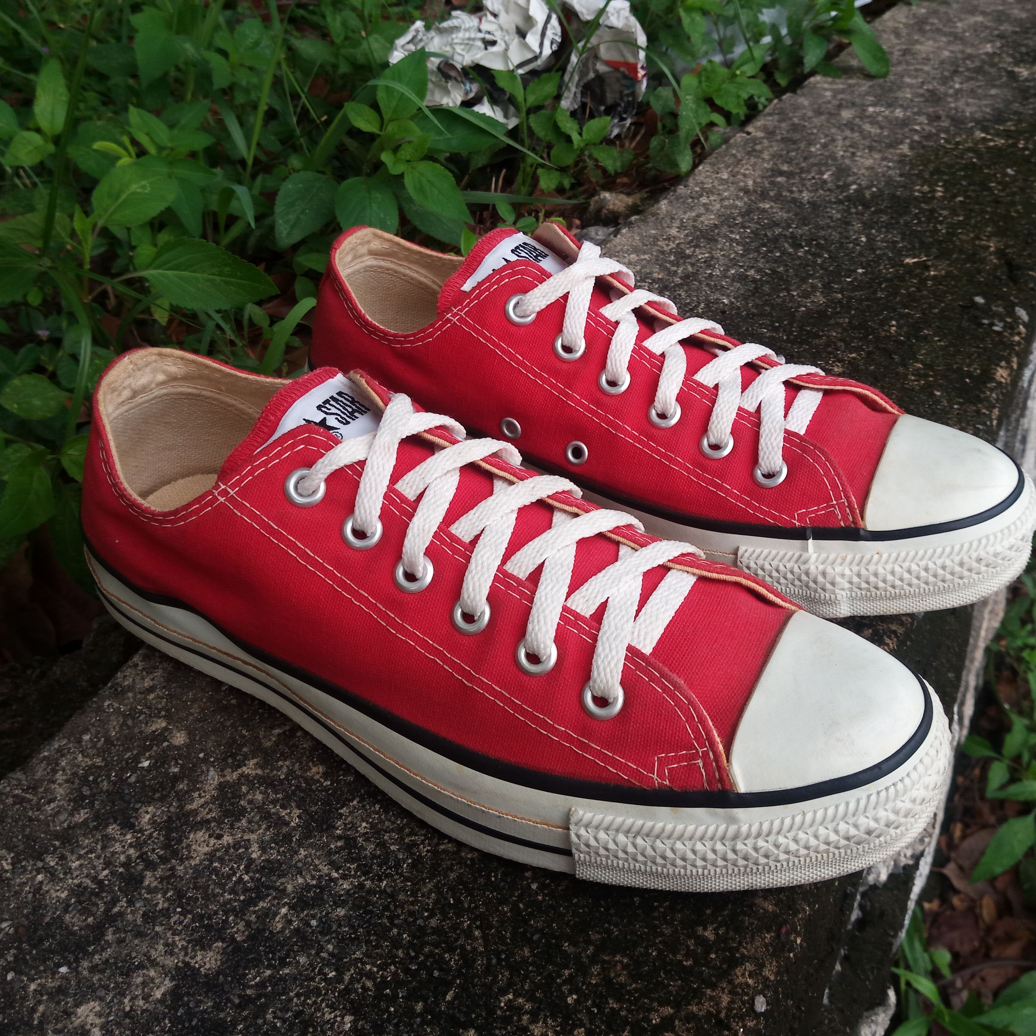 Converse vintage converse all star made in usa 90s | Grailed