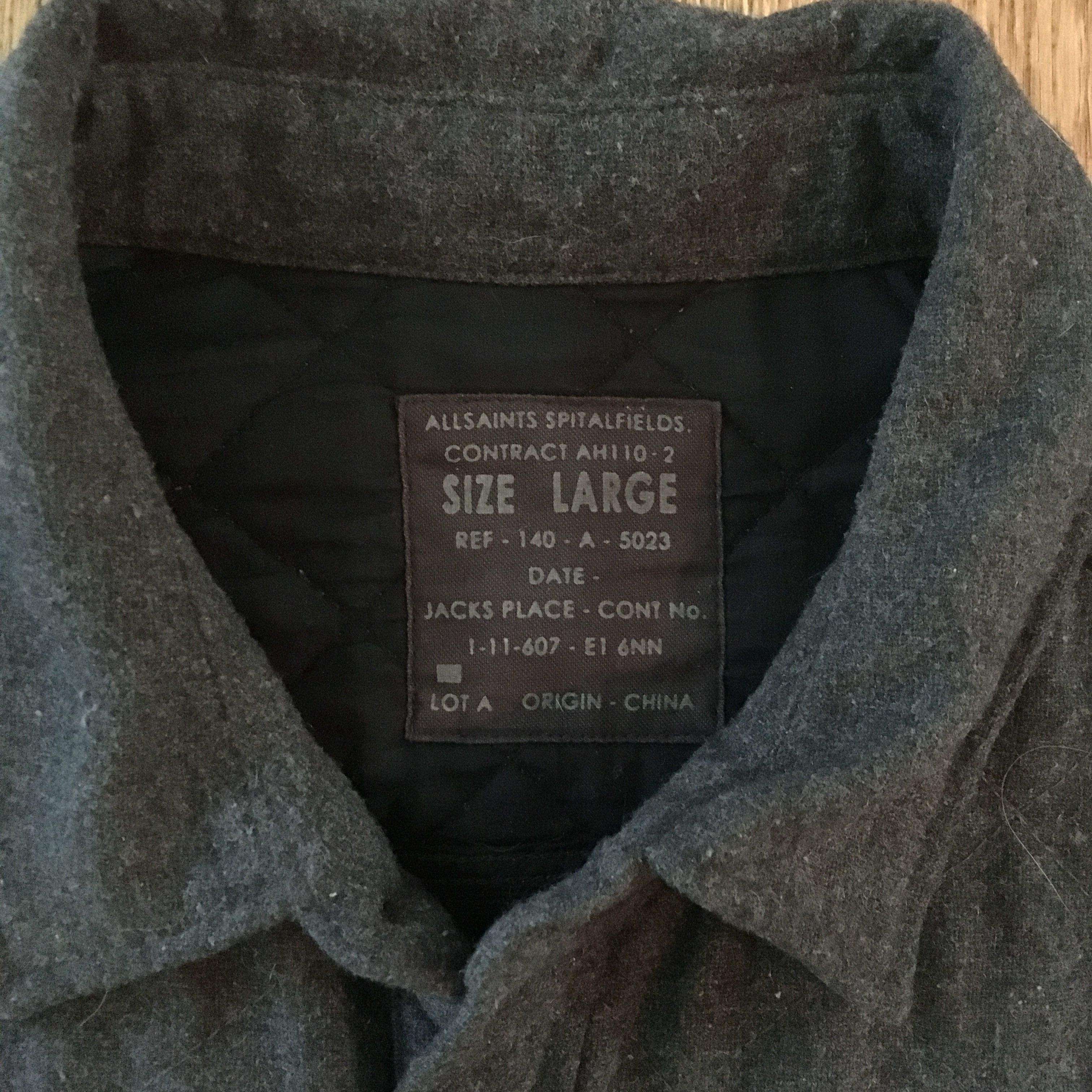Allsaints Allsaints Insulated Shirt Size US L / EU 52-54 / 3 - 4 Thumbnail