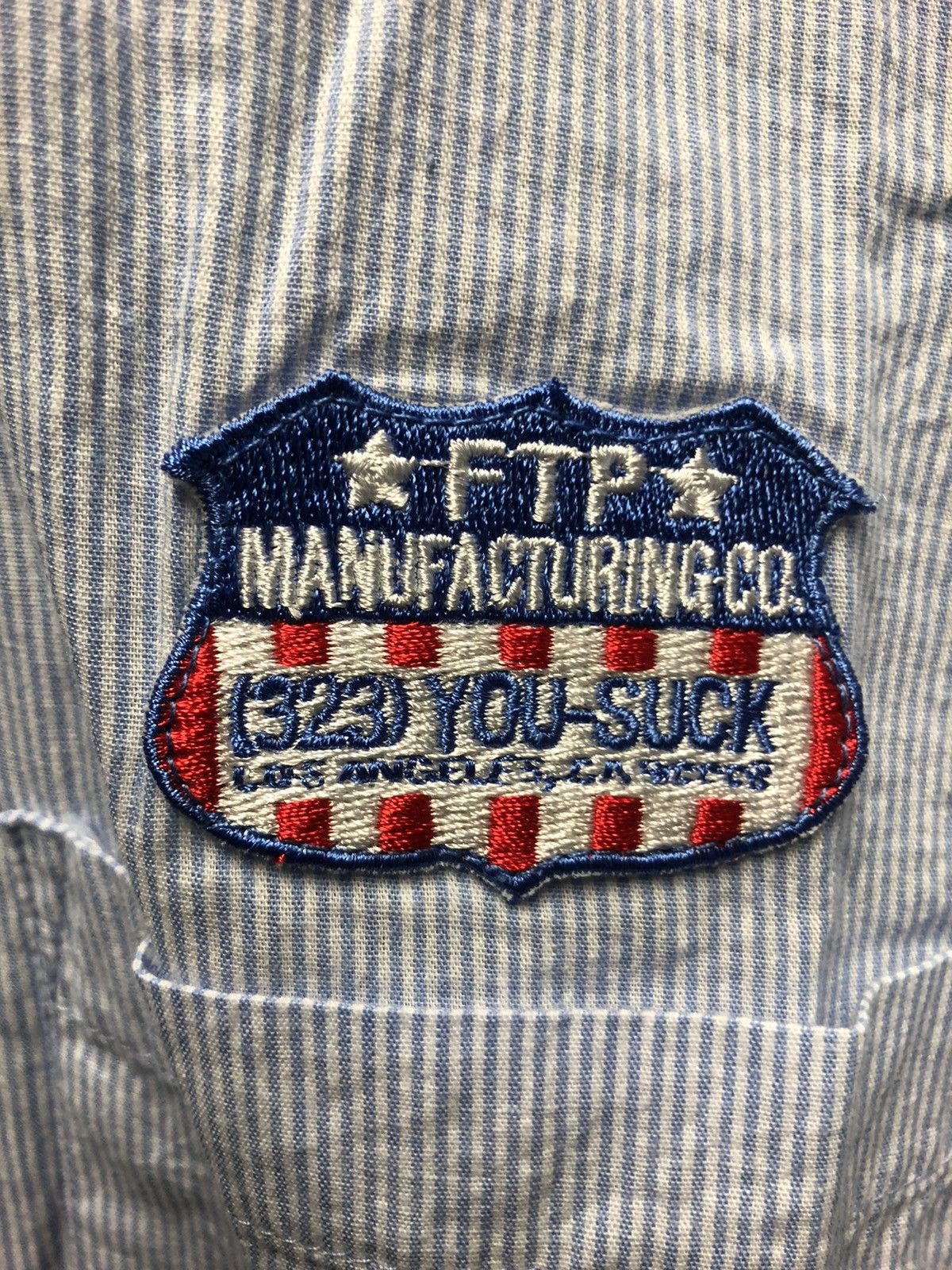 Fuck The Population FTP Manufacturing Work Shirt Size US M / EU 48-50 / 2 - 2 Thumbnail