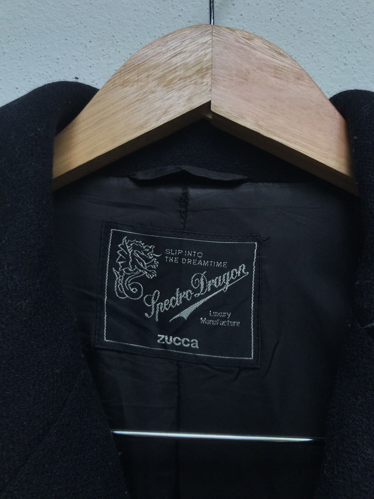 CABANE de ZUCCa Spectro Dragon Zucca Wool Double Breast Coat Size US S / EU 44-46 / 1 - 5 Thumbnail