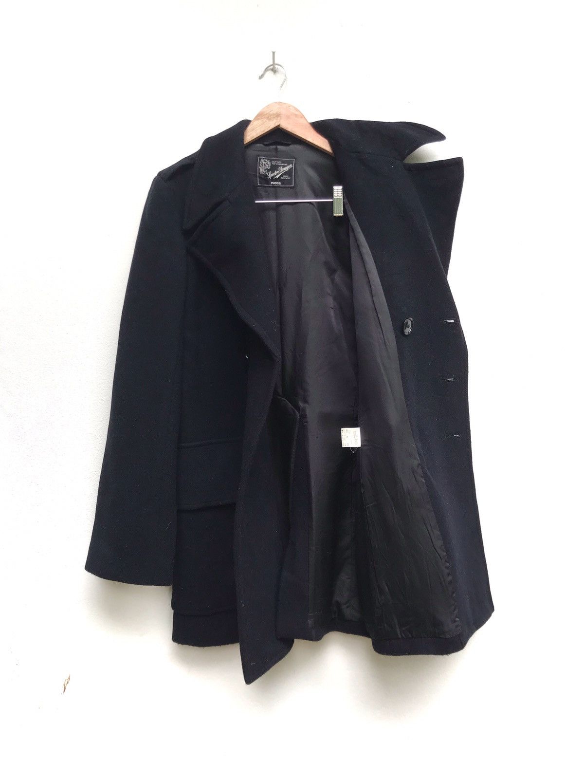 CABANE de ZUCCa Spectro Dragon Zucca Wool Double Breast Coat Size US S / EU 44-46 / 1 - 2 Thumbnail