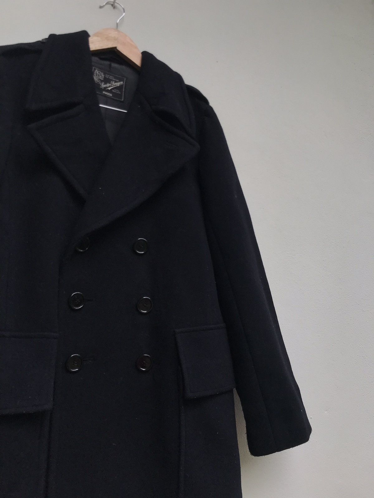 CABANE de ZUCCa Spectro Dragon Zucca Wool Double Breast Coat Size US S / EU 44-46 / 1 - 7 Thumbnail