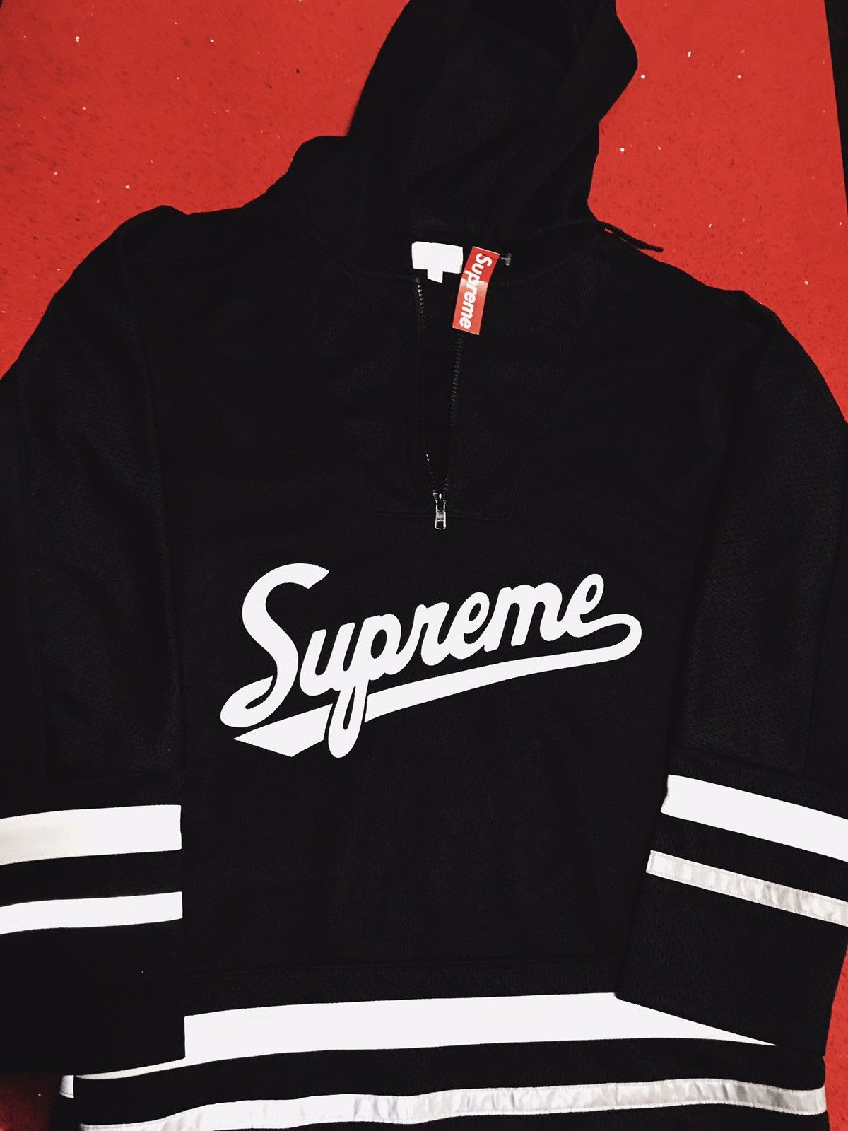 Supreme Supreme Hockey Jersey Hoodie | Grailed