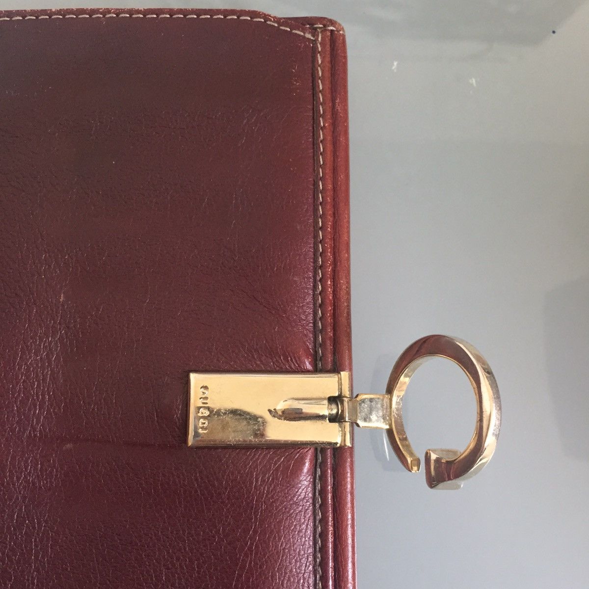Gucci 90s Gucci bifold GG clasp wallet canvas monogram Size ONE SIZE - 4 Thumbnail