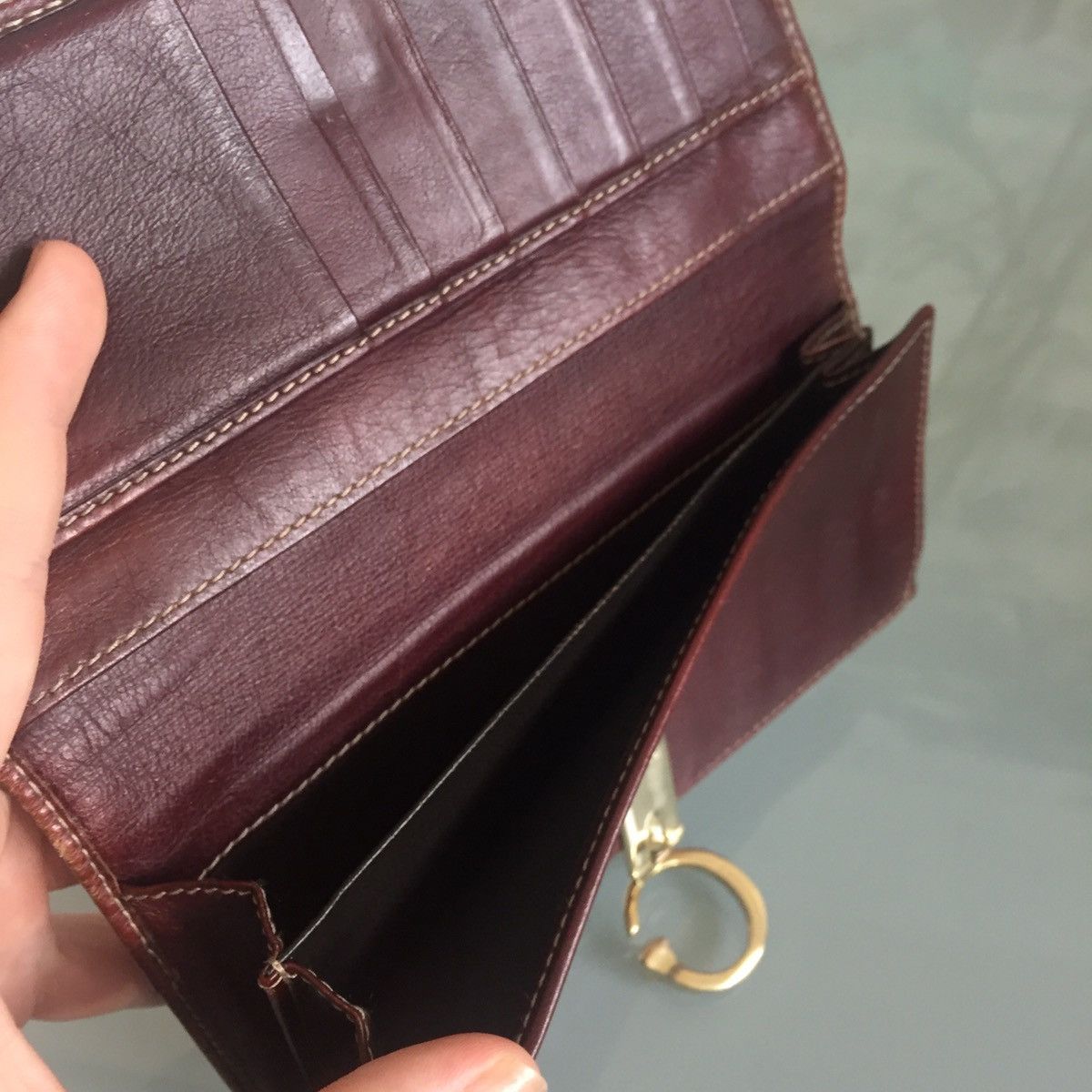 Gucci 90s Gucci bifold GG clasp wallet canvas monogram Size ONE SIZE - 7 Thumbnail