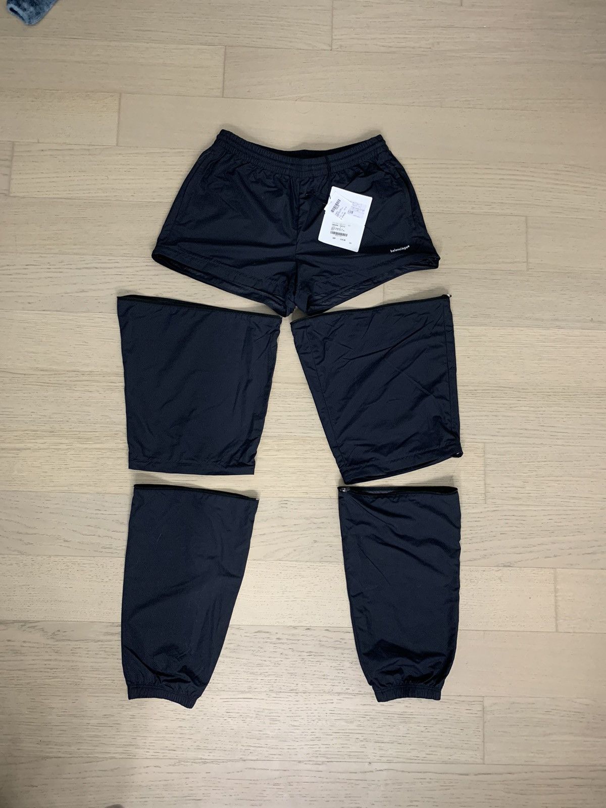 Balenciaga zip track pants hotsell