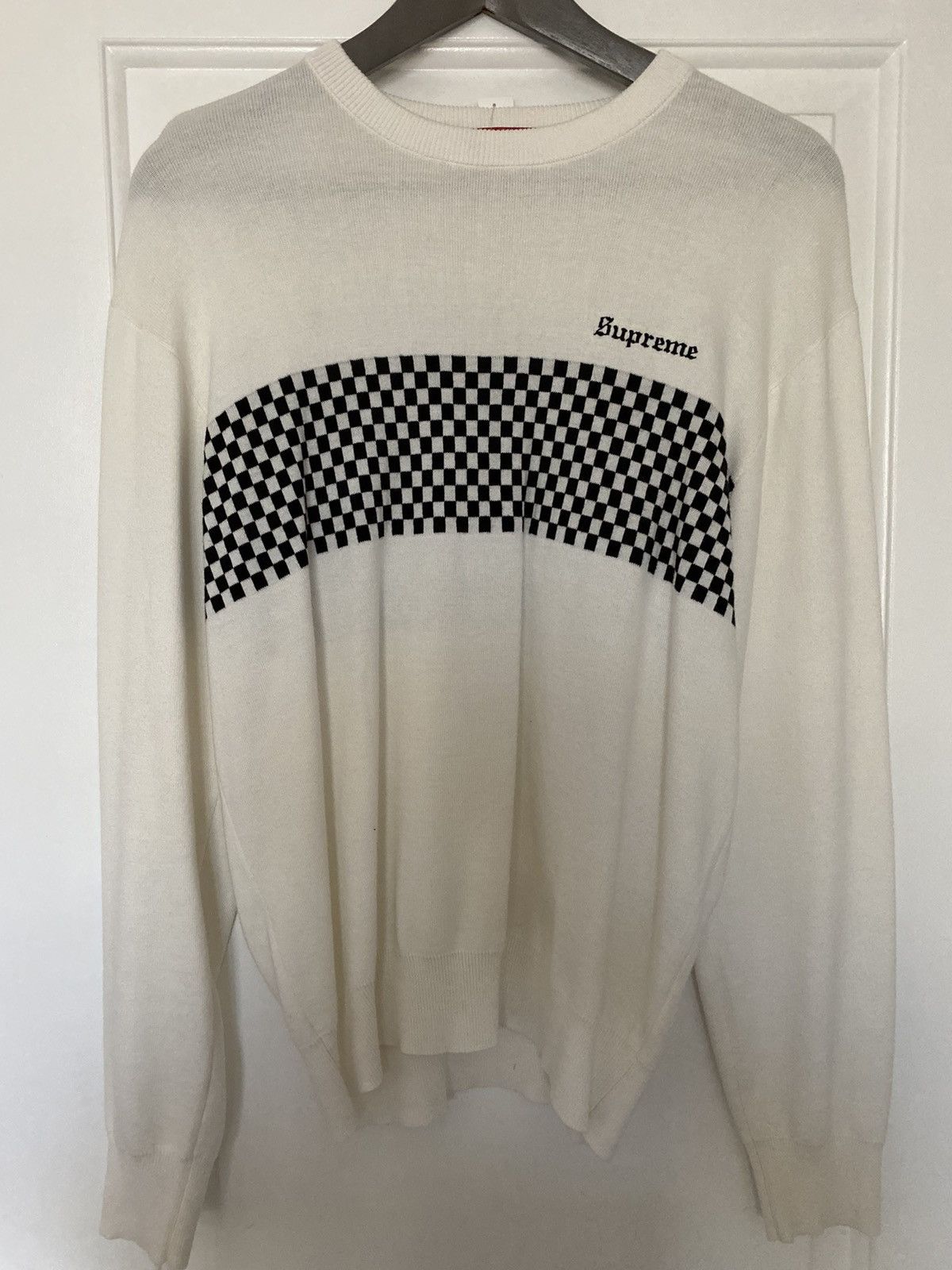 Supreme Checkered Hoodie | Grailed