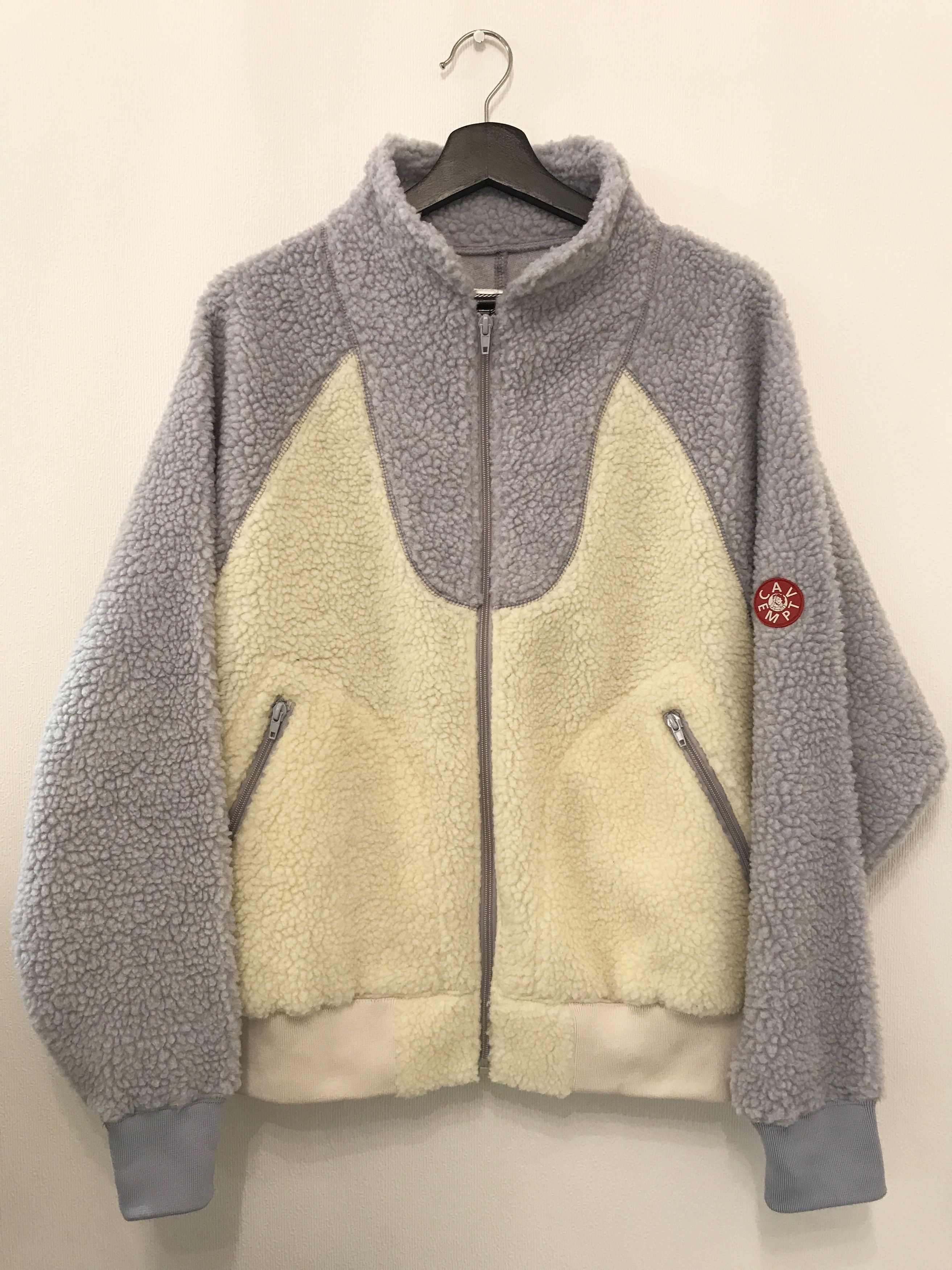 Cav Empt Cav Empt Fleece Sherpa Zip Up Jacket Grailed