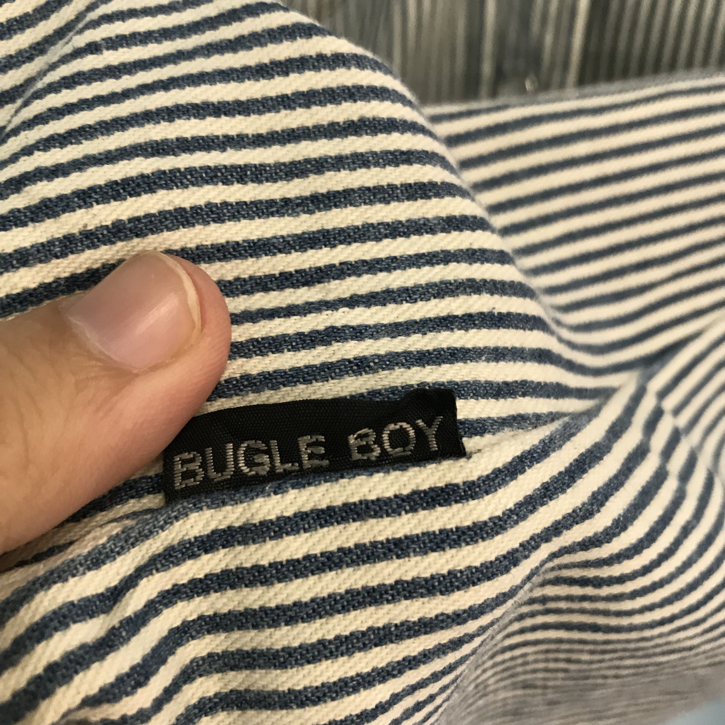 Bugle Boy Vintage Bugle Boy Hickory Double Pocket Wastern Shirt Size US L / EU 52-54 / 3 - 3 Thumbnail