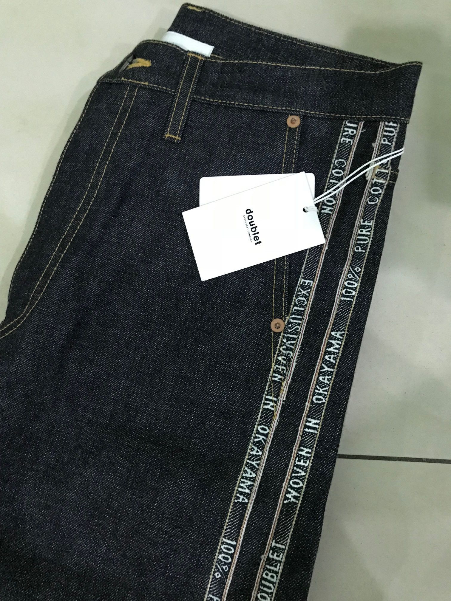 Doublet Doublet Denim Jeans (Selvedge) | Grailed