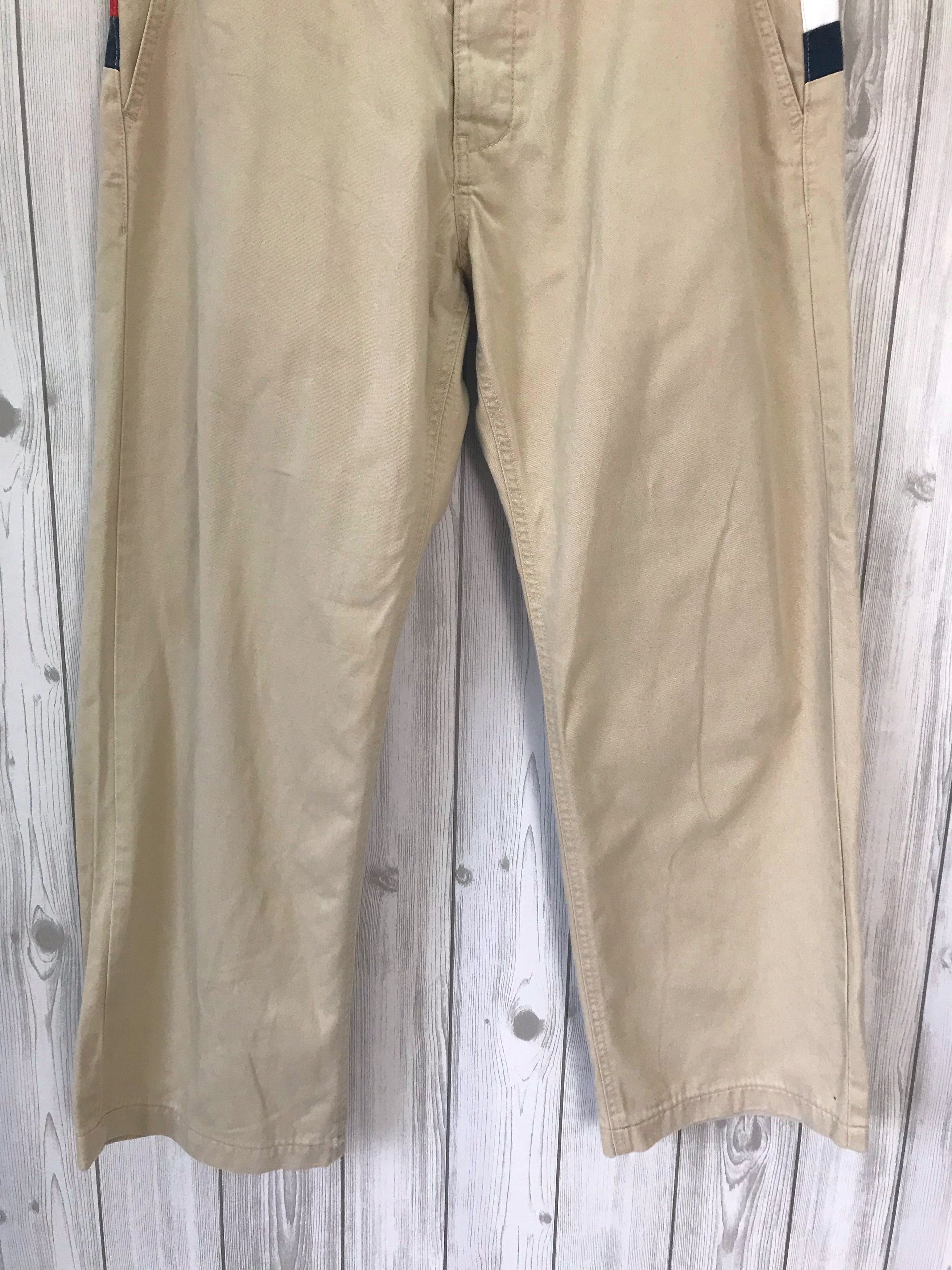 Tommy Hilfiger Vintage 90s TOMMY HILFIGER Big Logo Back Pocket Trousers Size US 34 / EU 50 - 9 Thumbnail