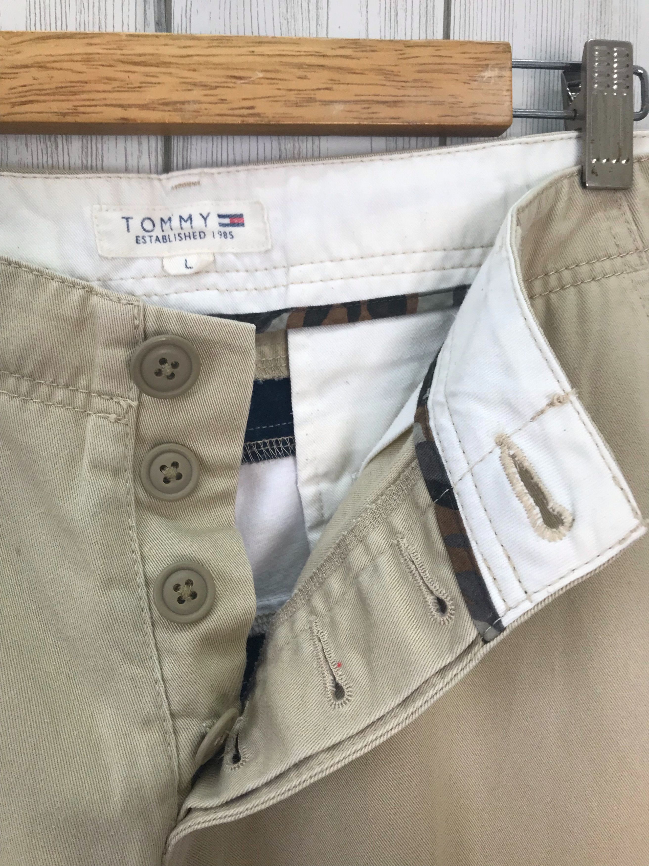 Tommy Hilfiger Vintage 90s TOMMY HILFIGER Big Logo Back Pocket Trousers Size US 34 / EU 50 - 10 Thumbnail