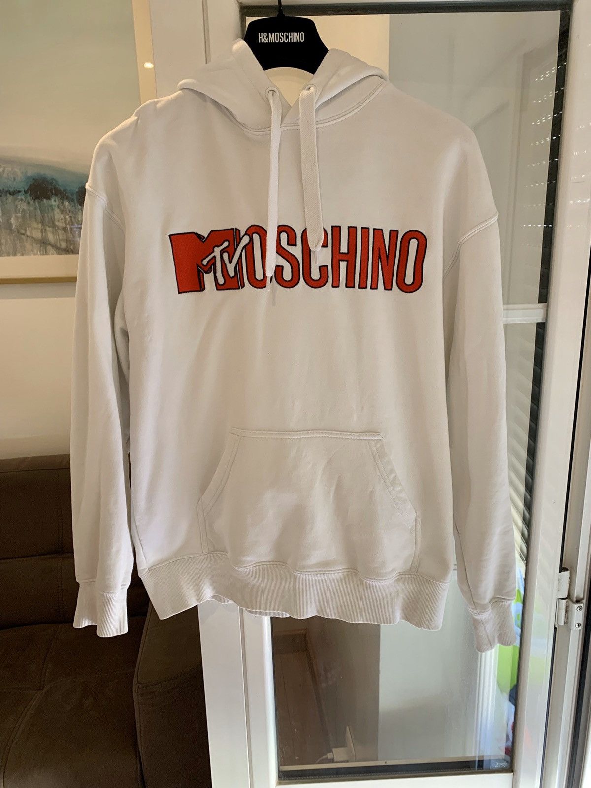 Moschino Moschino x H M MTV White hoodie Grailed