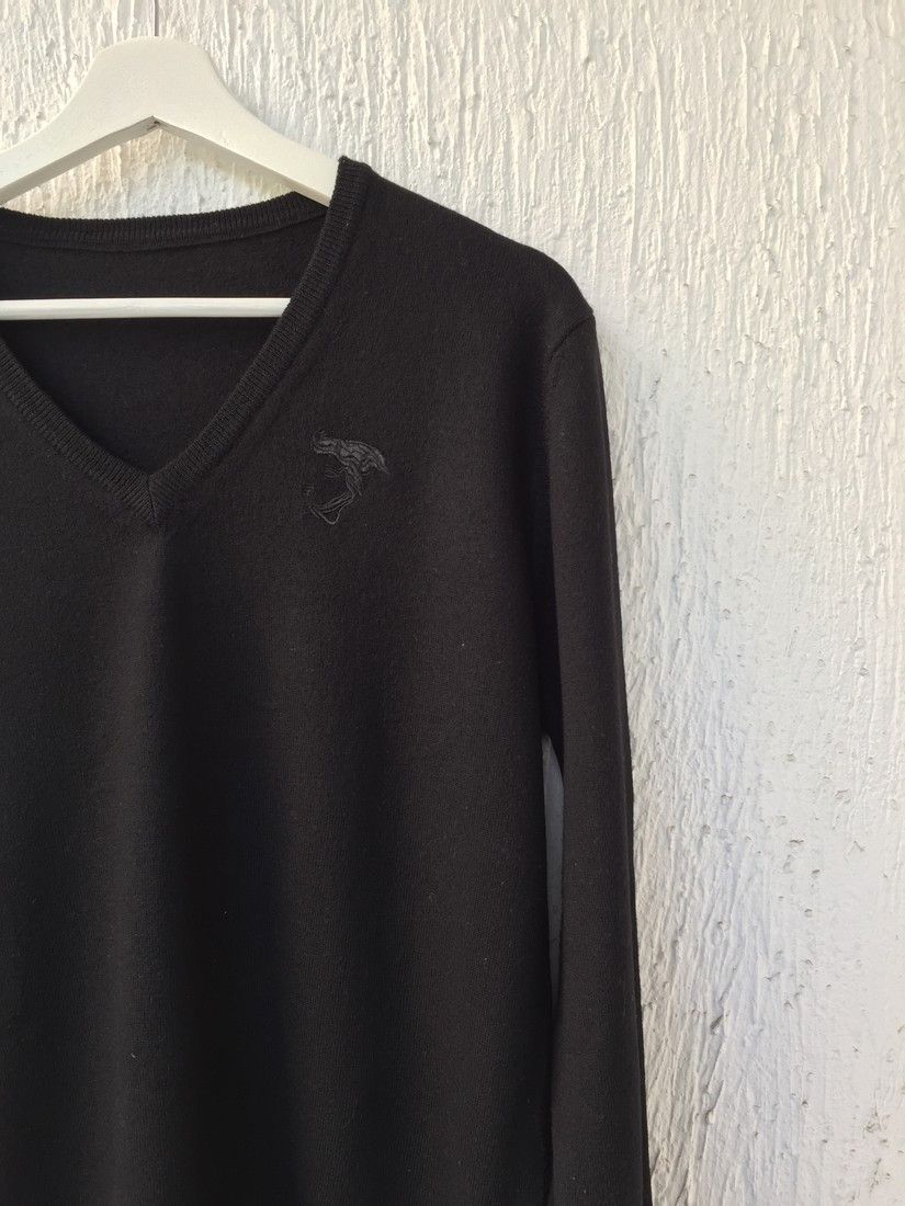 Versace embroidered logo wool sweater Size US M / EU 48-50 / 2 - 1 Thumbnail