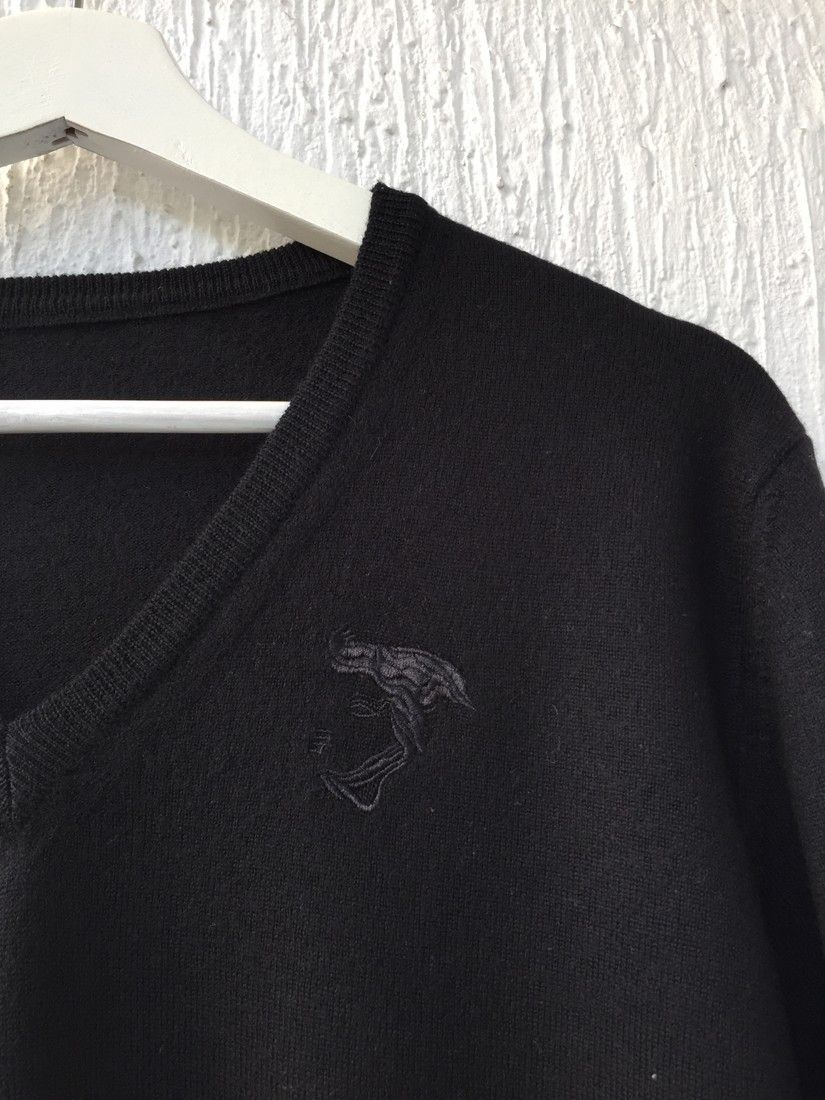 Versace embroidered logo wool sweater Size US M / EU 48-50 / 2 - 2 Thumbnail