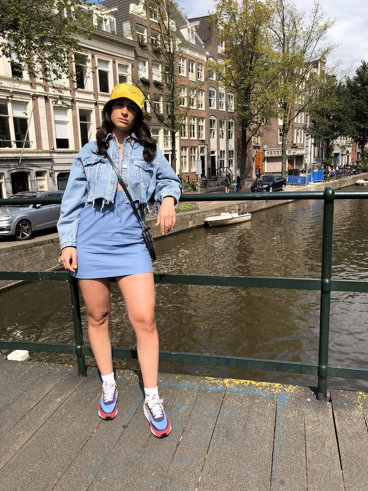 Prada prada logo nylon yellow bucket hat Size ONE SIZE - 6 Thumbnail