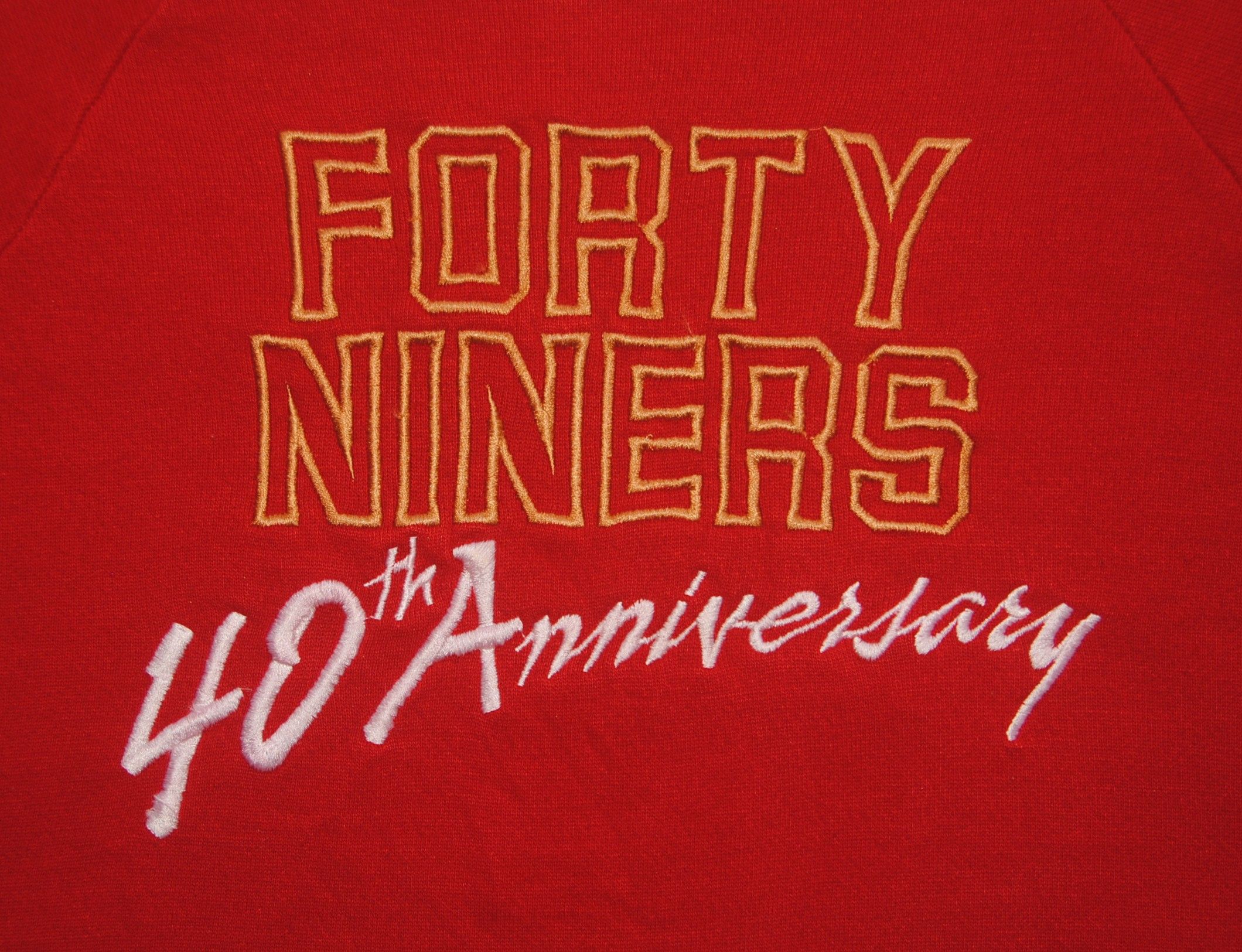 1986 San Francisco 49ers 40th Anniversary Sweatshirt Small Tops