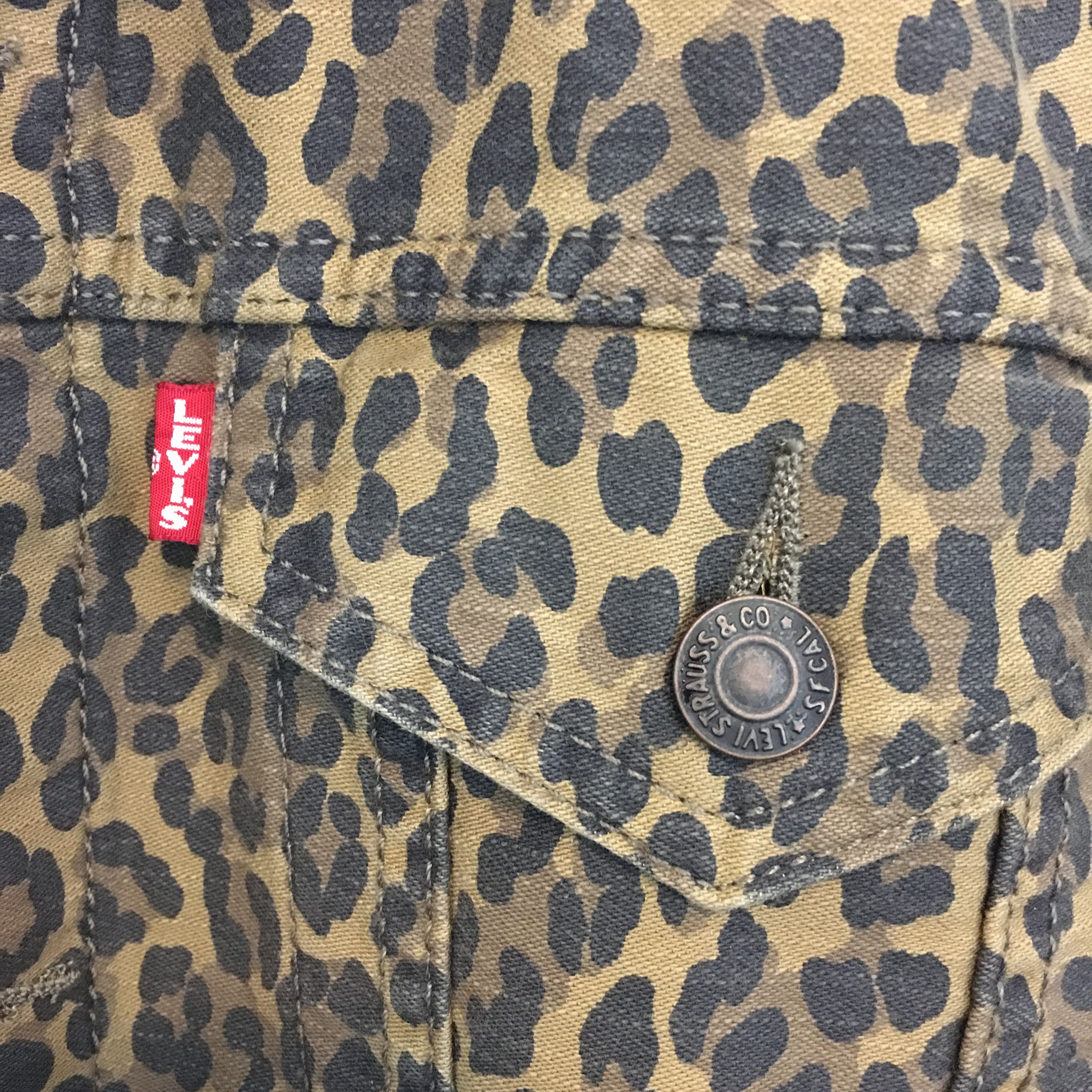 Levi's cheetah jacket clearance